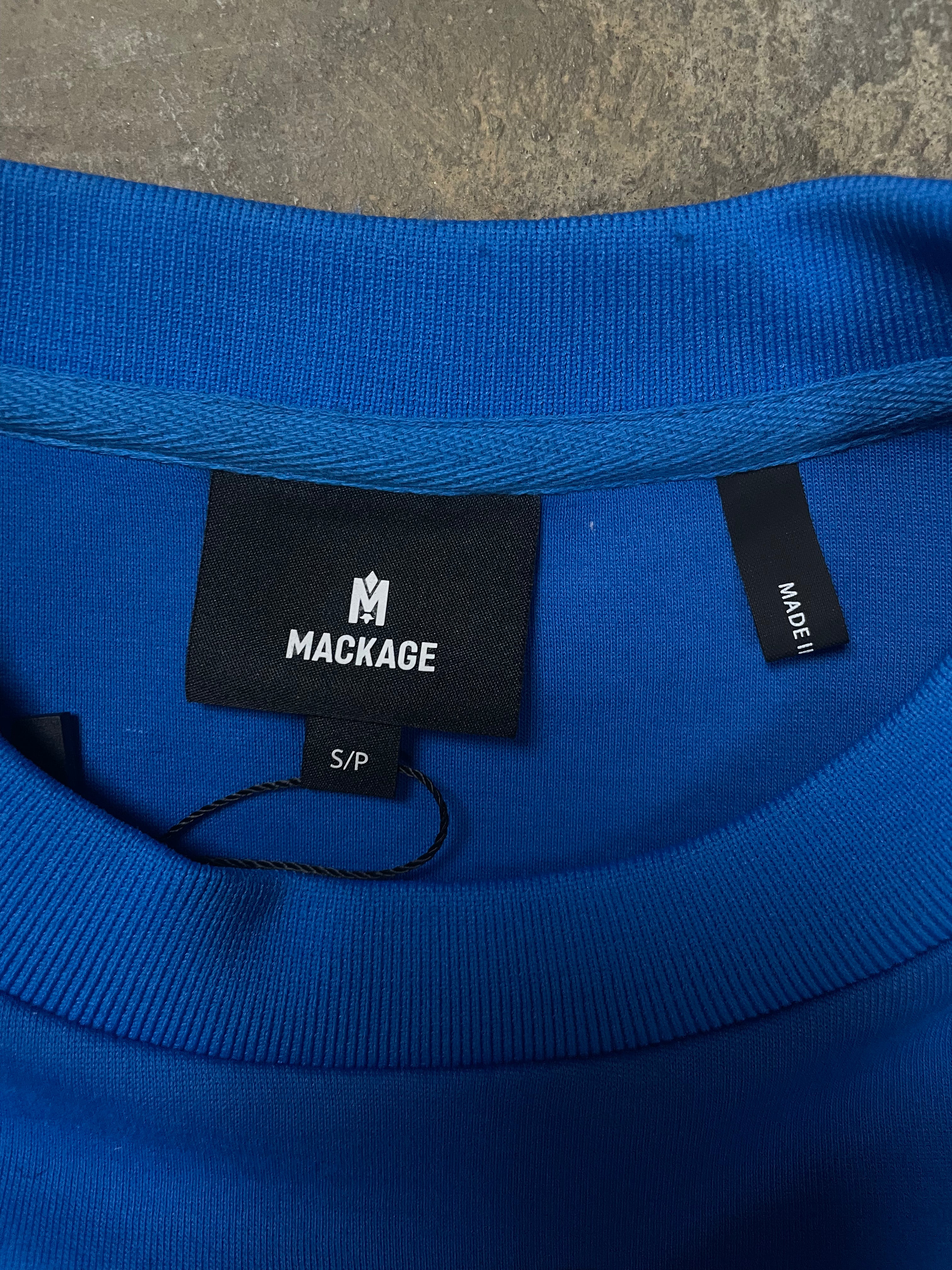 Mackage Royal Blue Crewneck