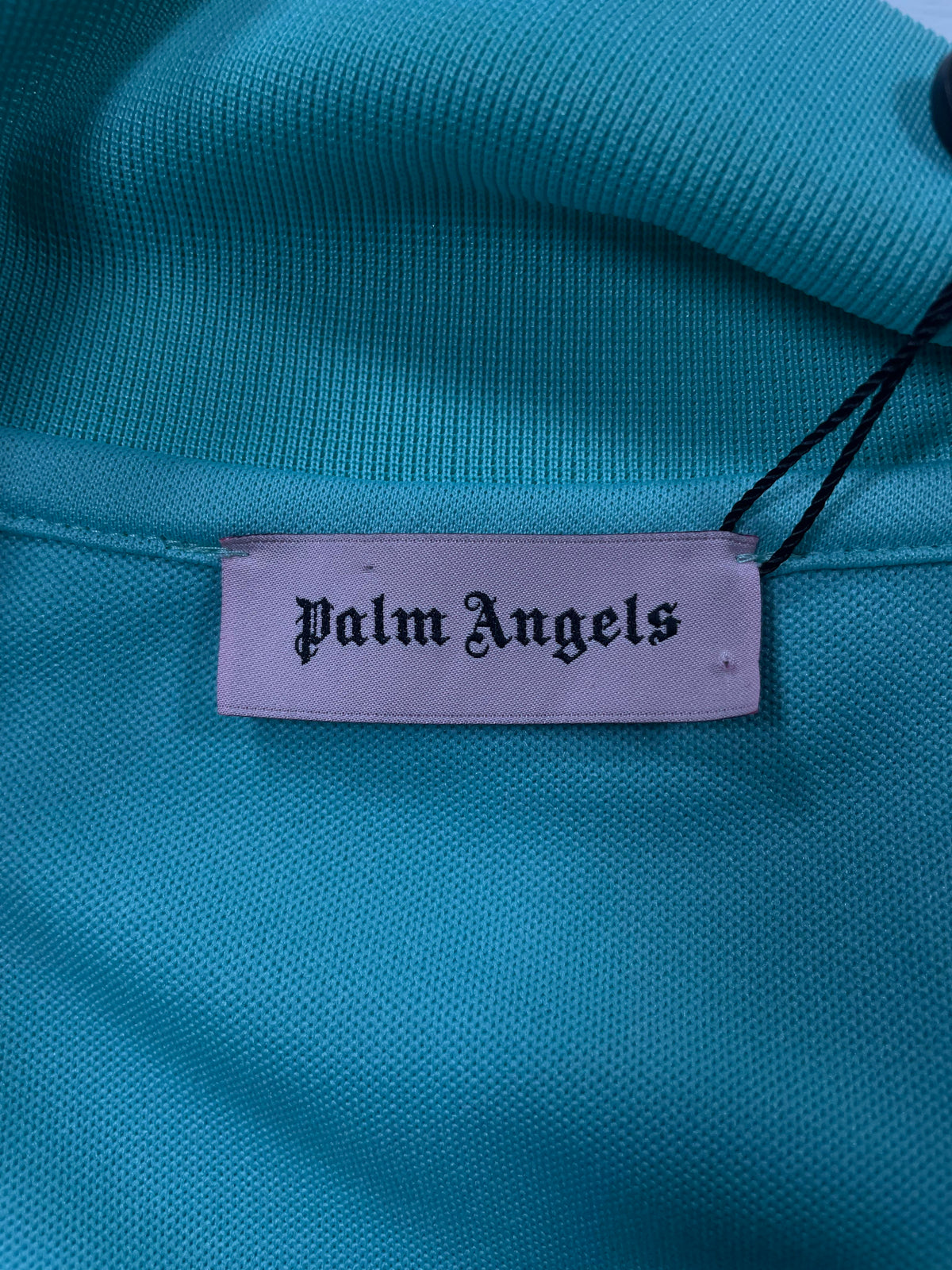 Palm Angels TIffany Blue Striped Track Jacket