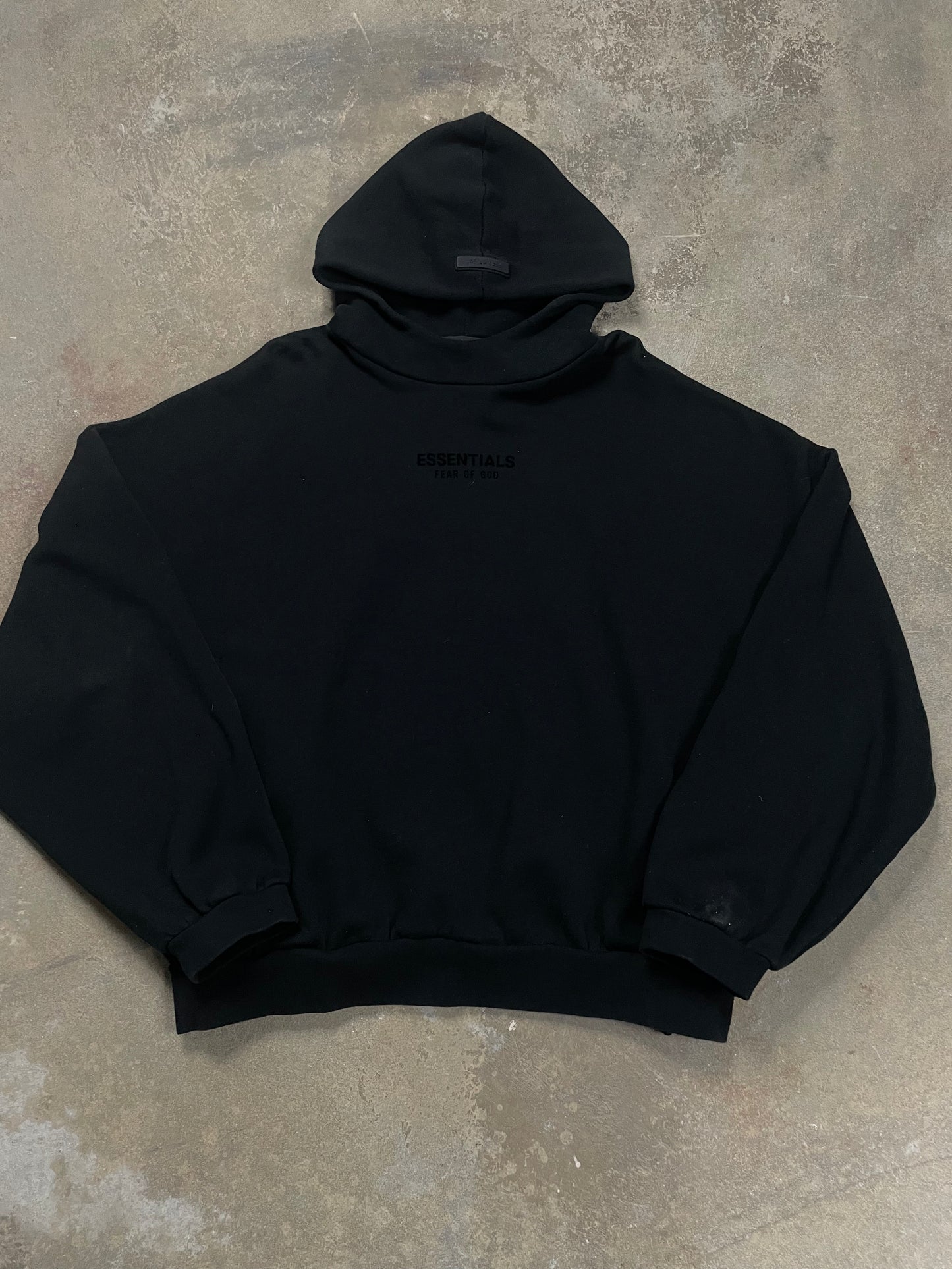 Essentials Hoodie Jet Black Used XL