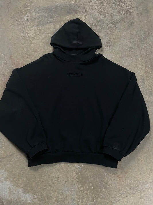 Essentials Hoodie Jet Black Used XL