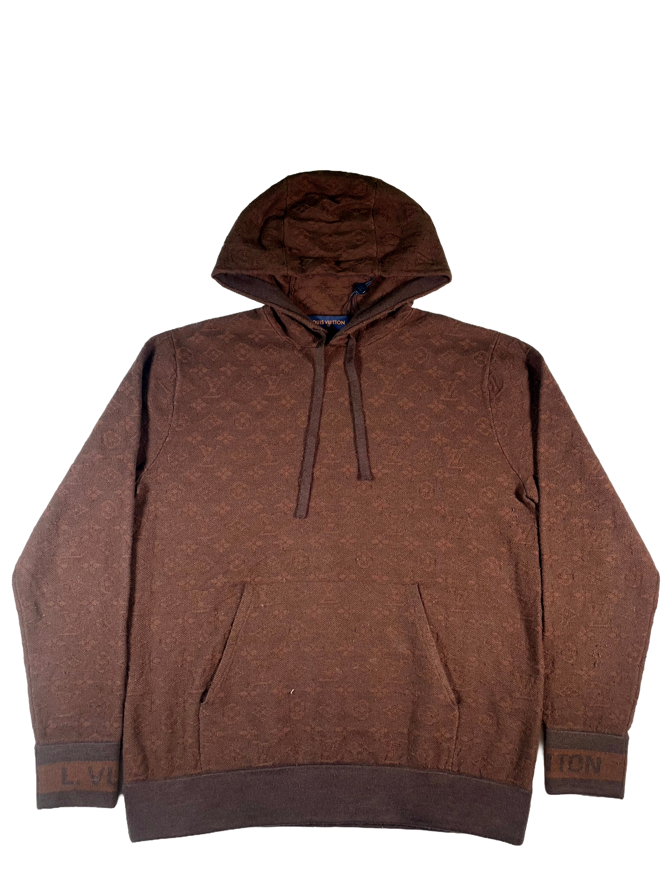 LV Monogram Brown Hoodie