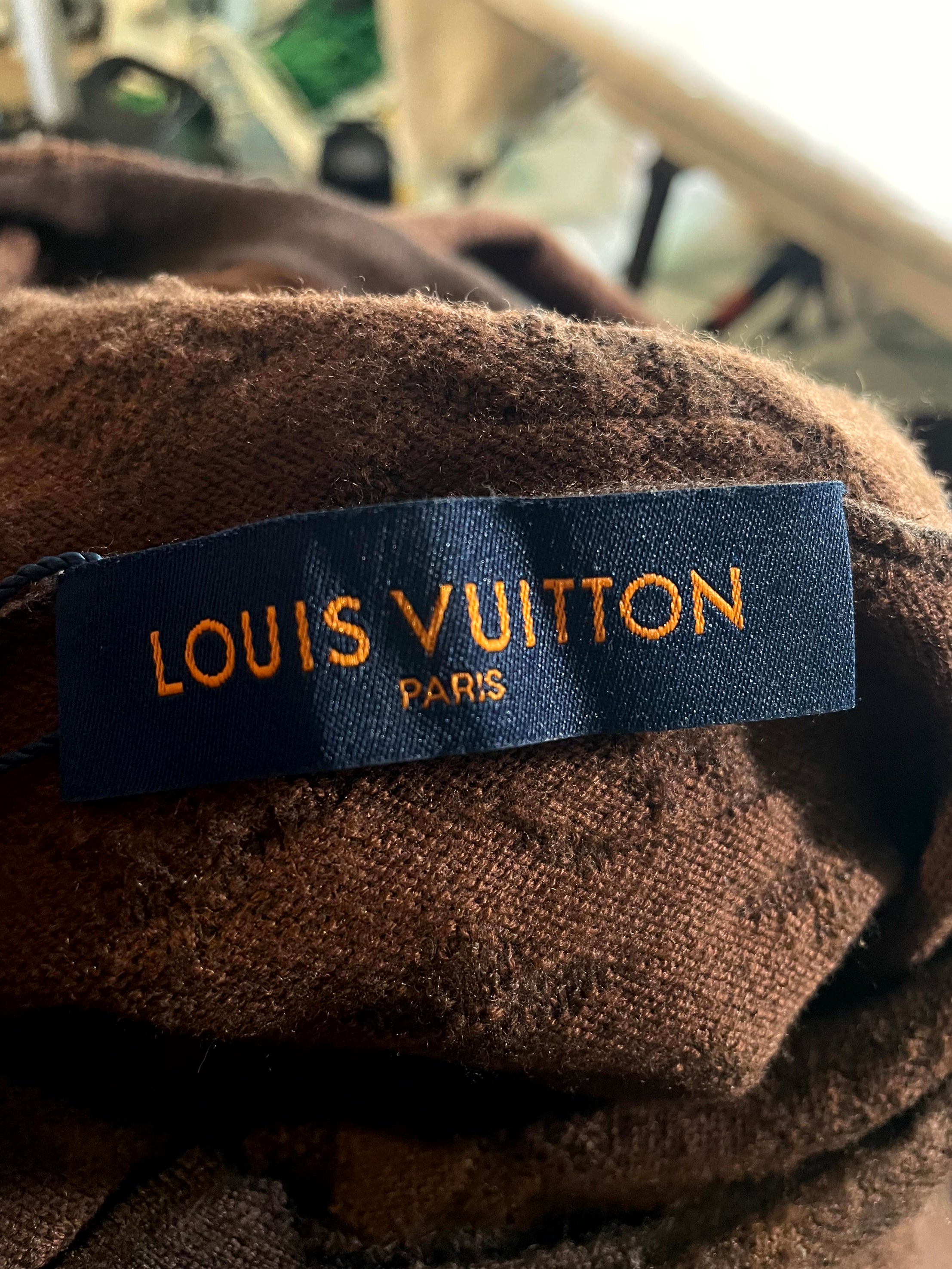 LV Monogram Brown Hoodie
