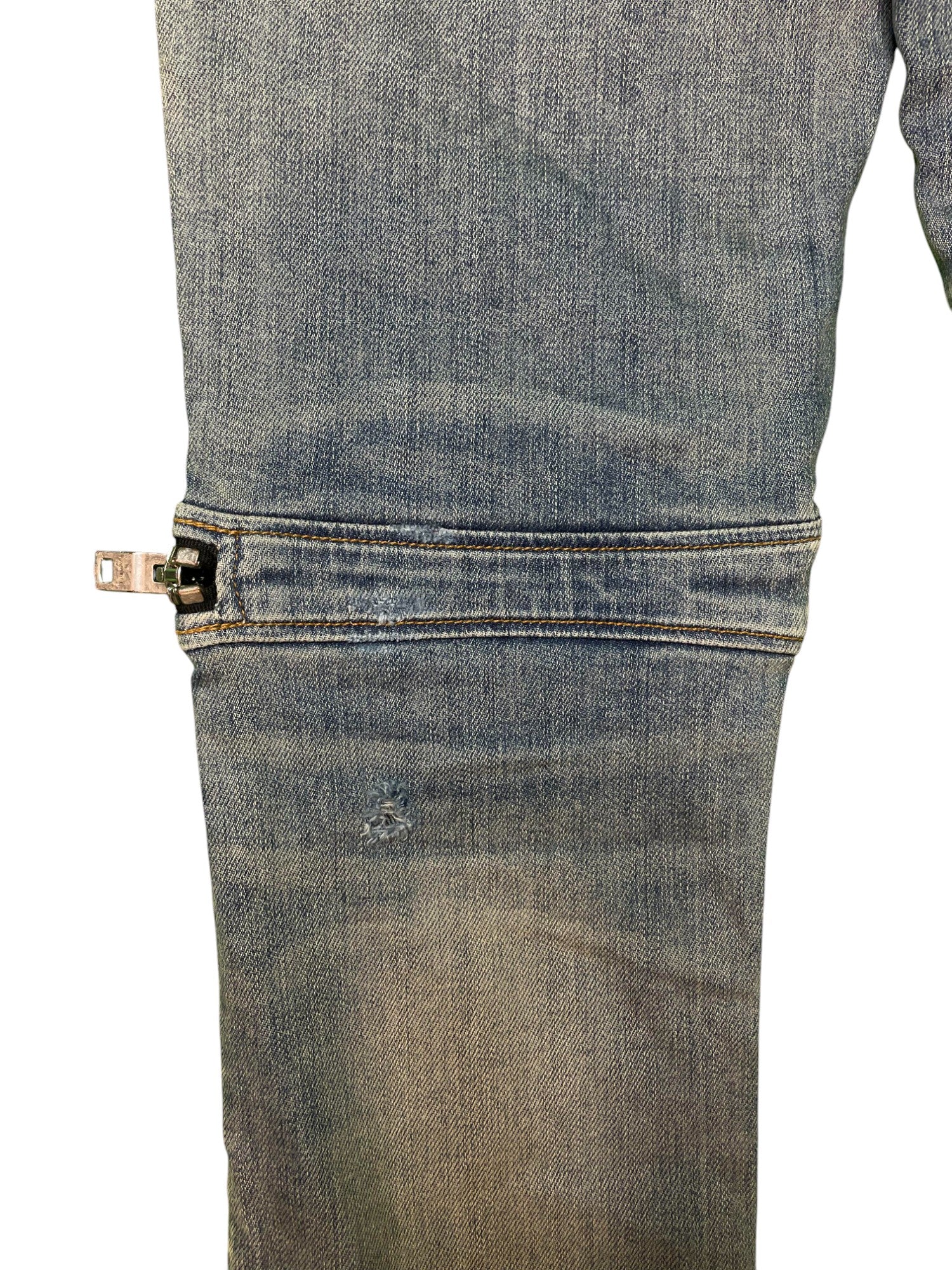 Amiri MX2 'Bee' Patch Blue Jeans