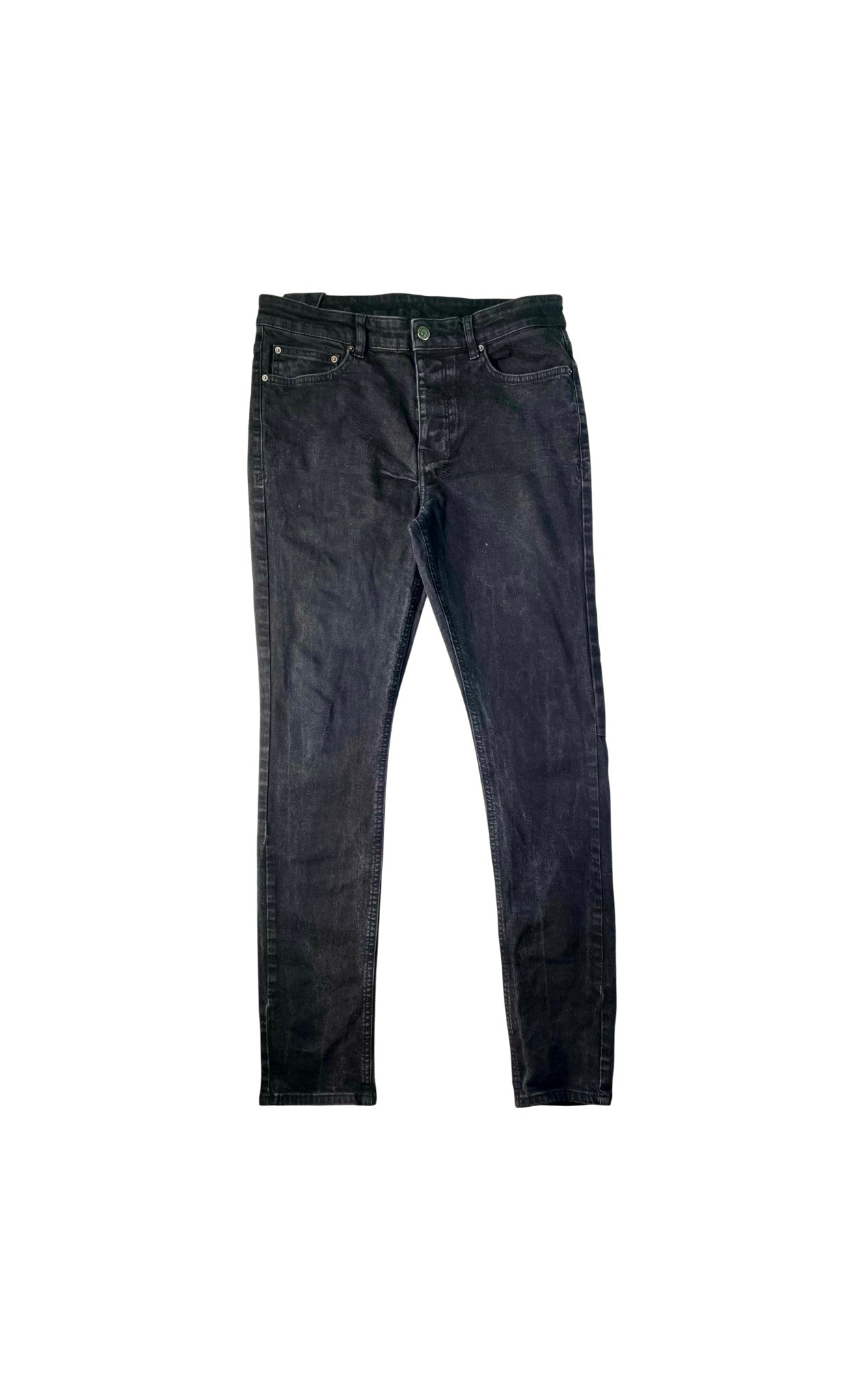 Ksubi Black Wash & Orange Jeans