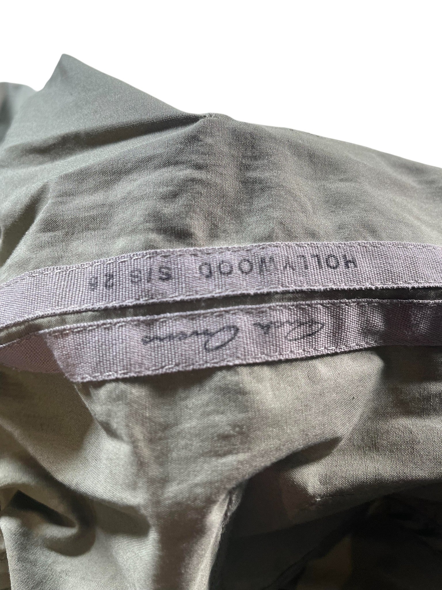 Rick Owens Olive Cargo Shorts