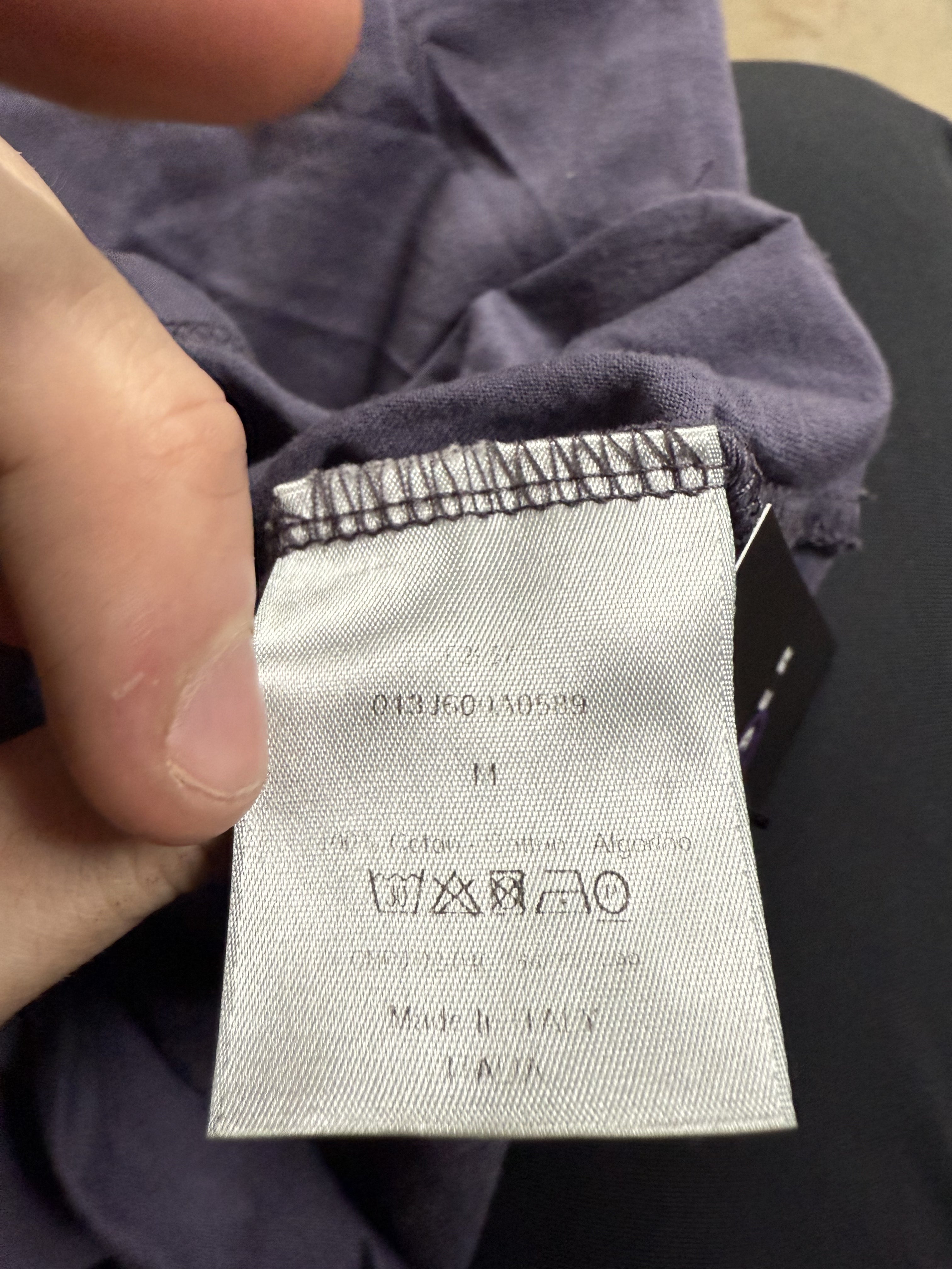 Dior Tee CD Purple Blue Used Medium