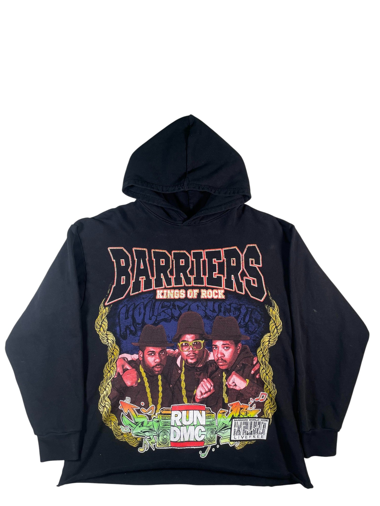 Barriers 'Run DMC' Black Hoodie