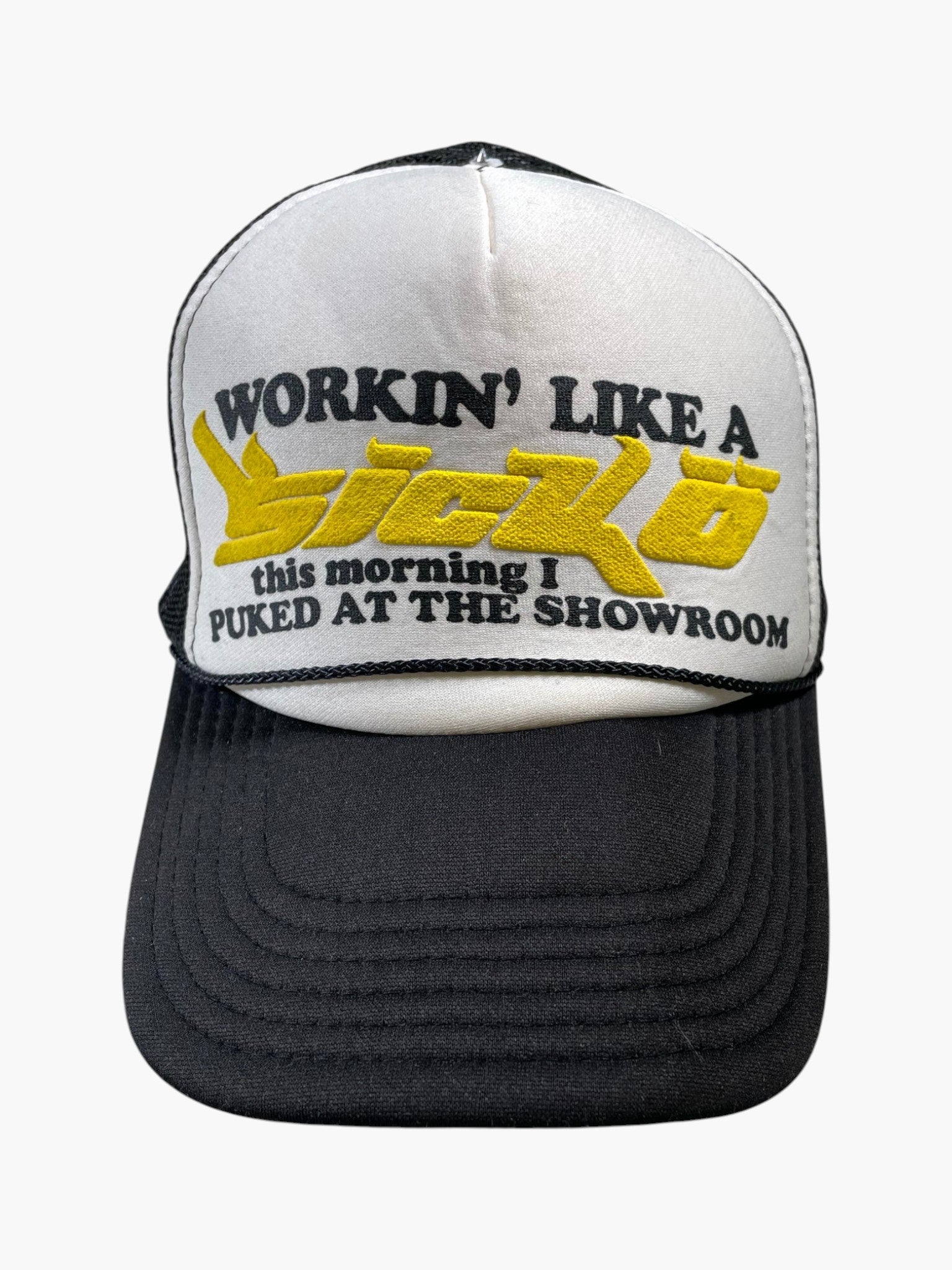 Sicko Showroom Black & Yellow Trucker