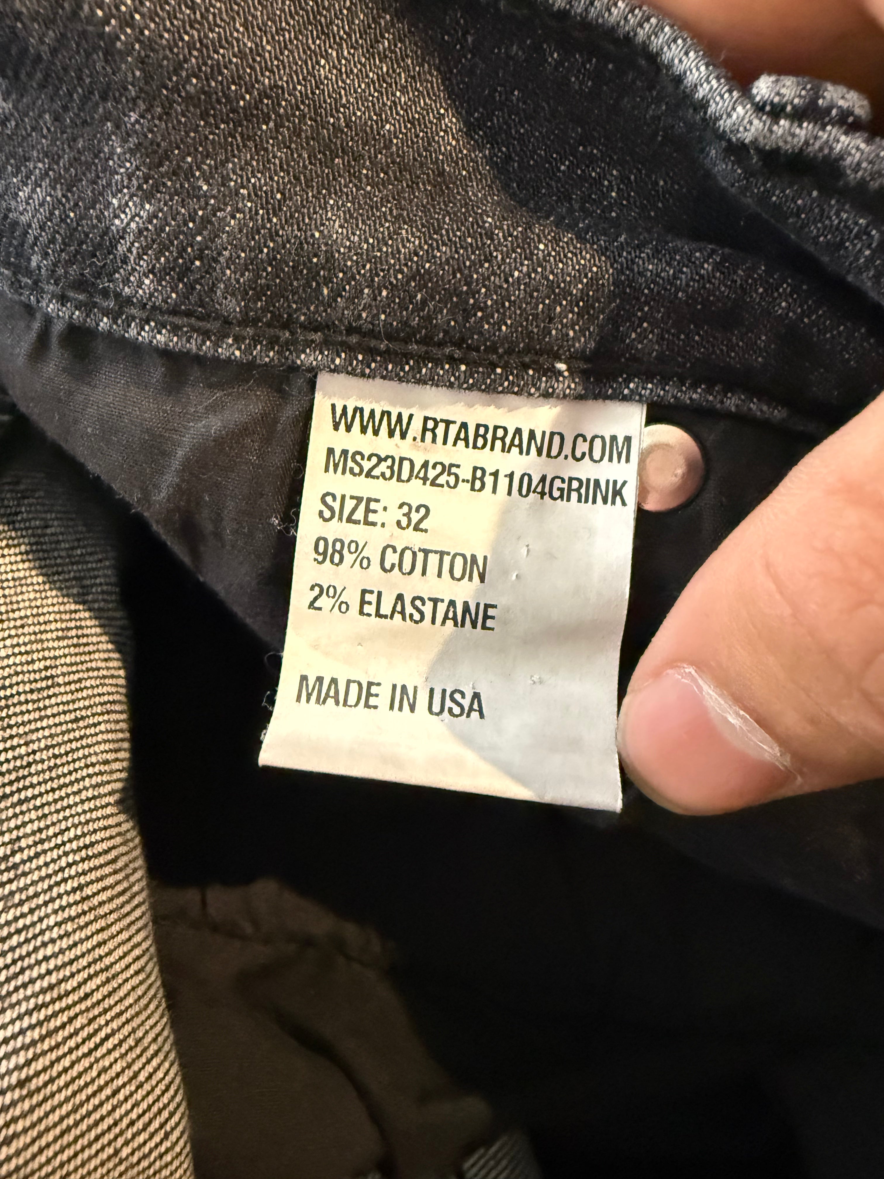 RTA Jeans Black Used 32