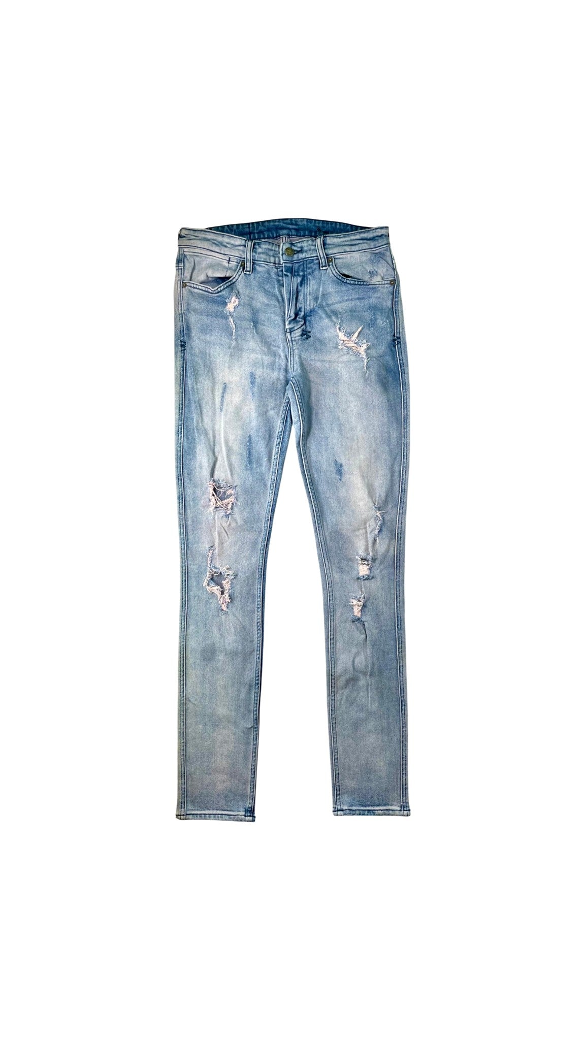 Ksubi Distressed Light Wash Jeans