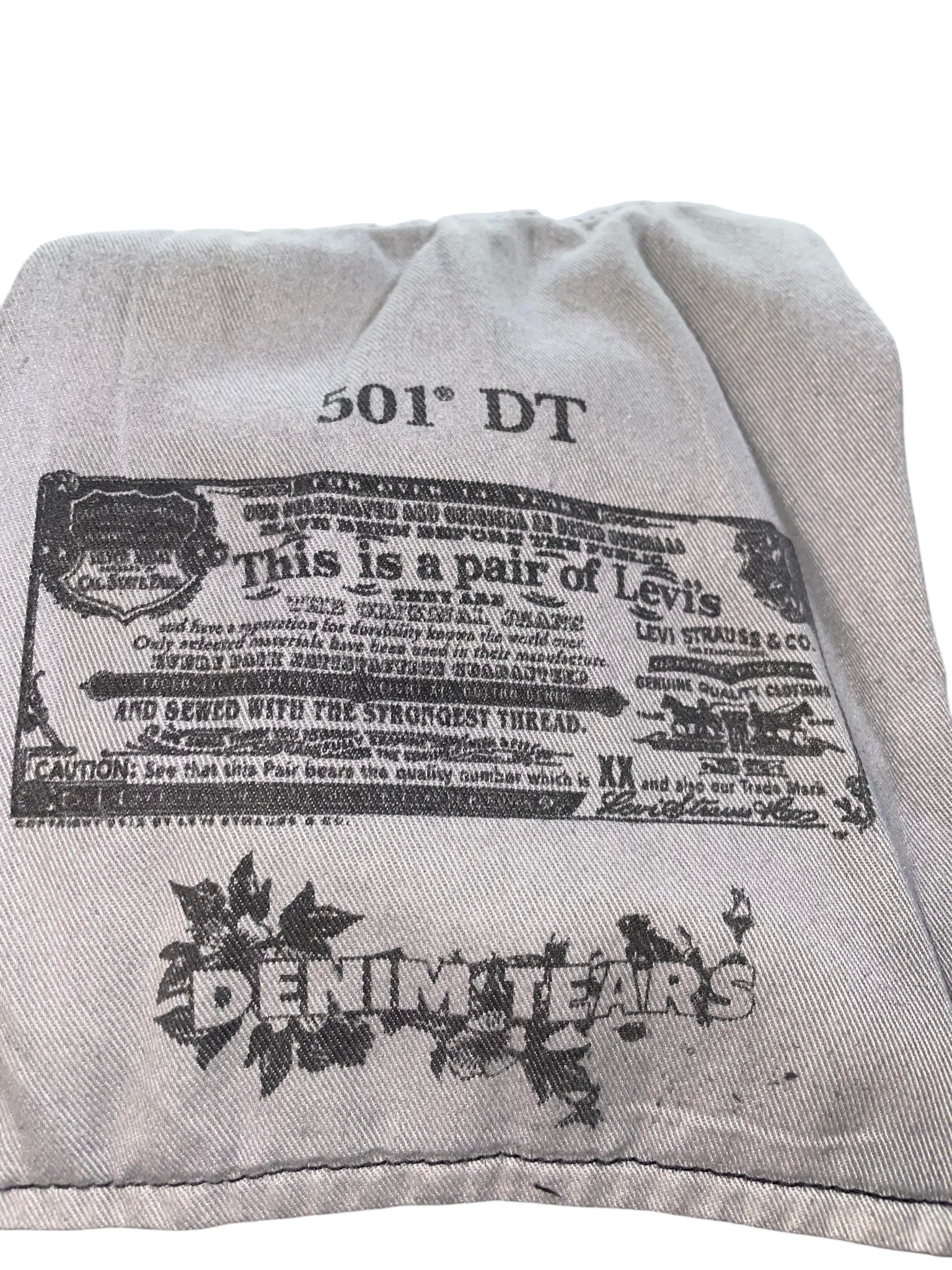 Denim Tears 'Bstroy' Black Jean