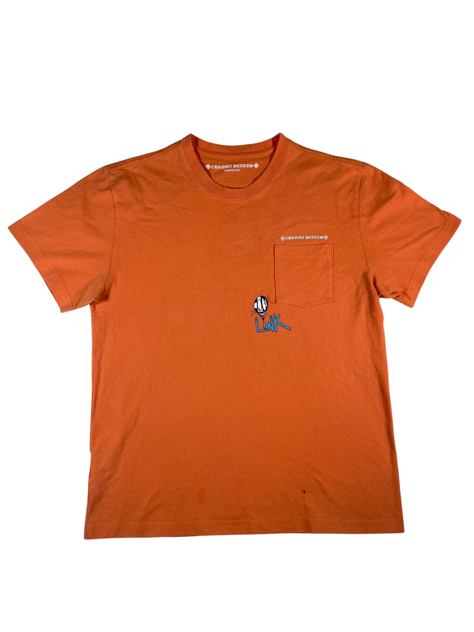 Chrome Hearts 'Matty Boy' Orange Link Tee