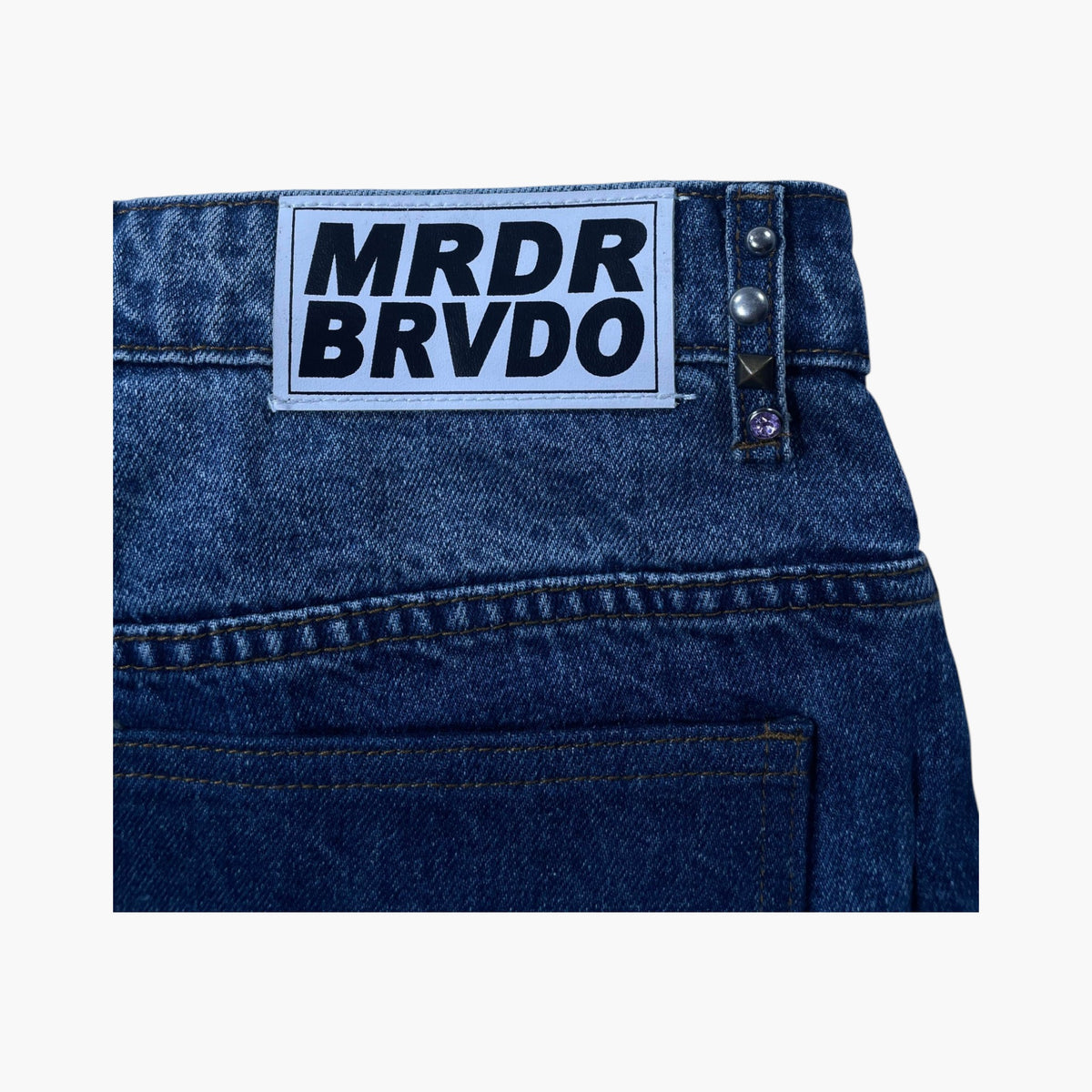 WDW Studded Dark Wash Denim