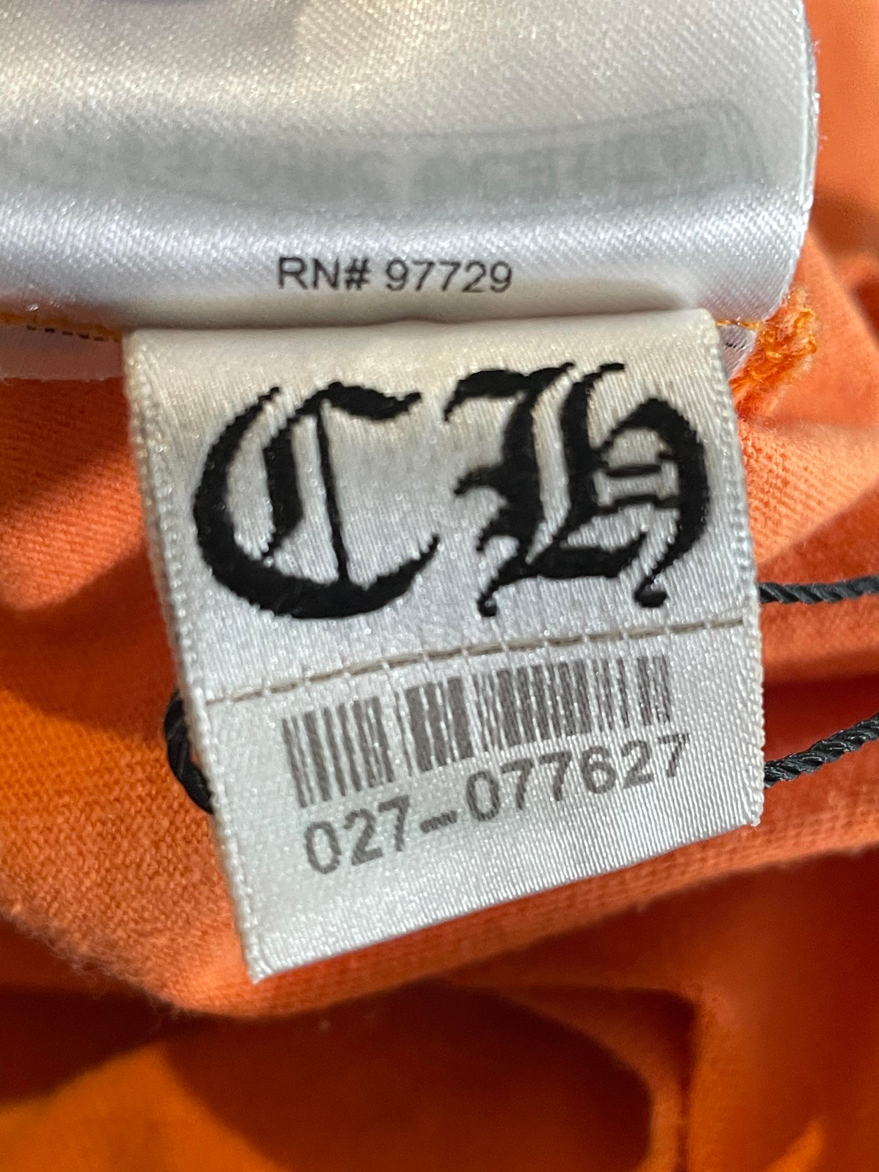 Chrome Hearts 'Matty Boy' Orange Link Tee