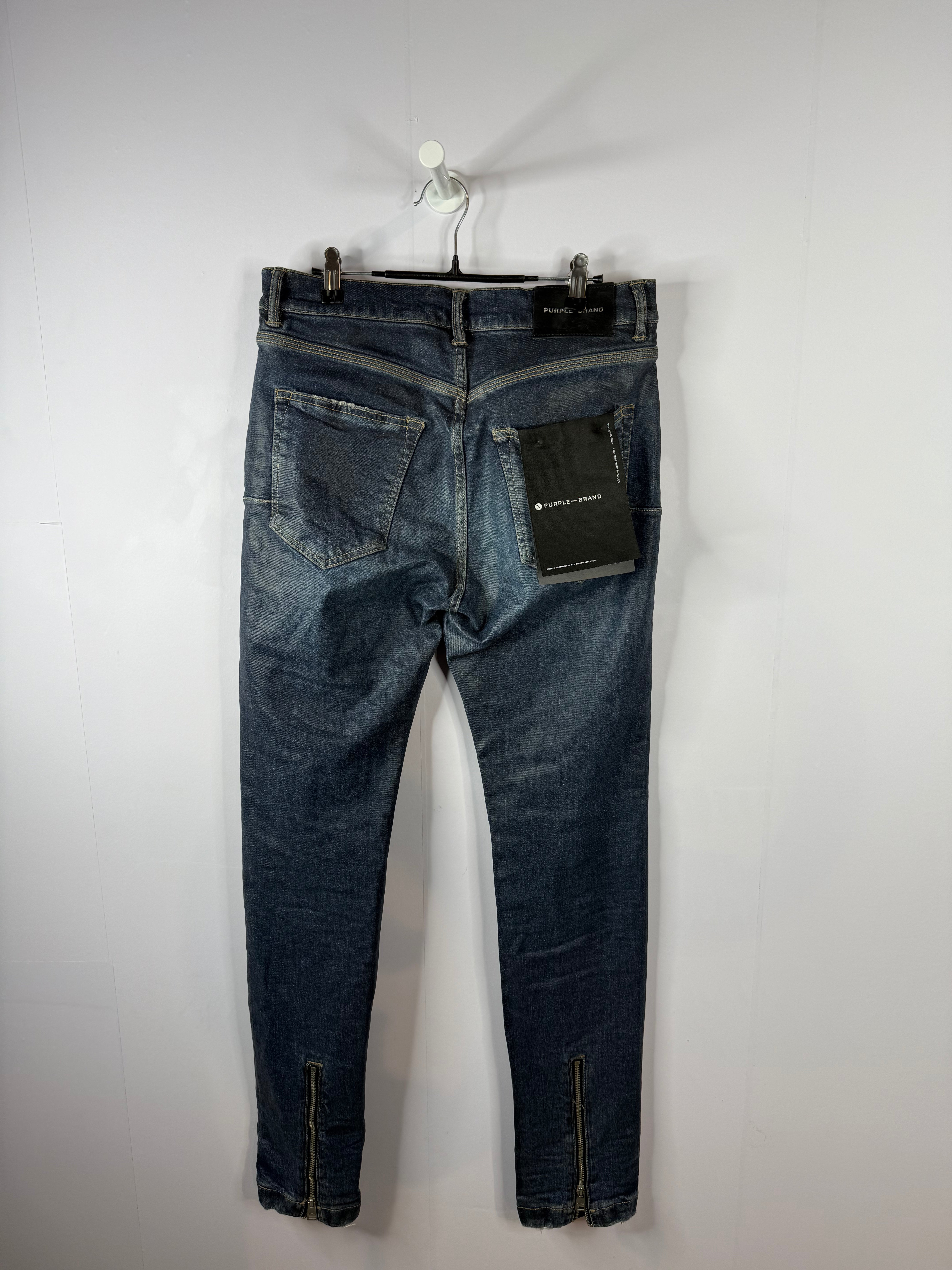 Purple Brand Black Wax Jeans Used 33