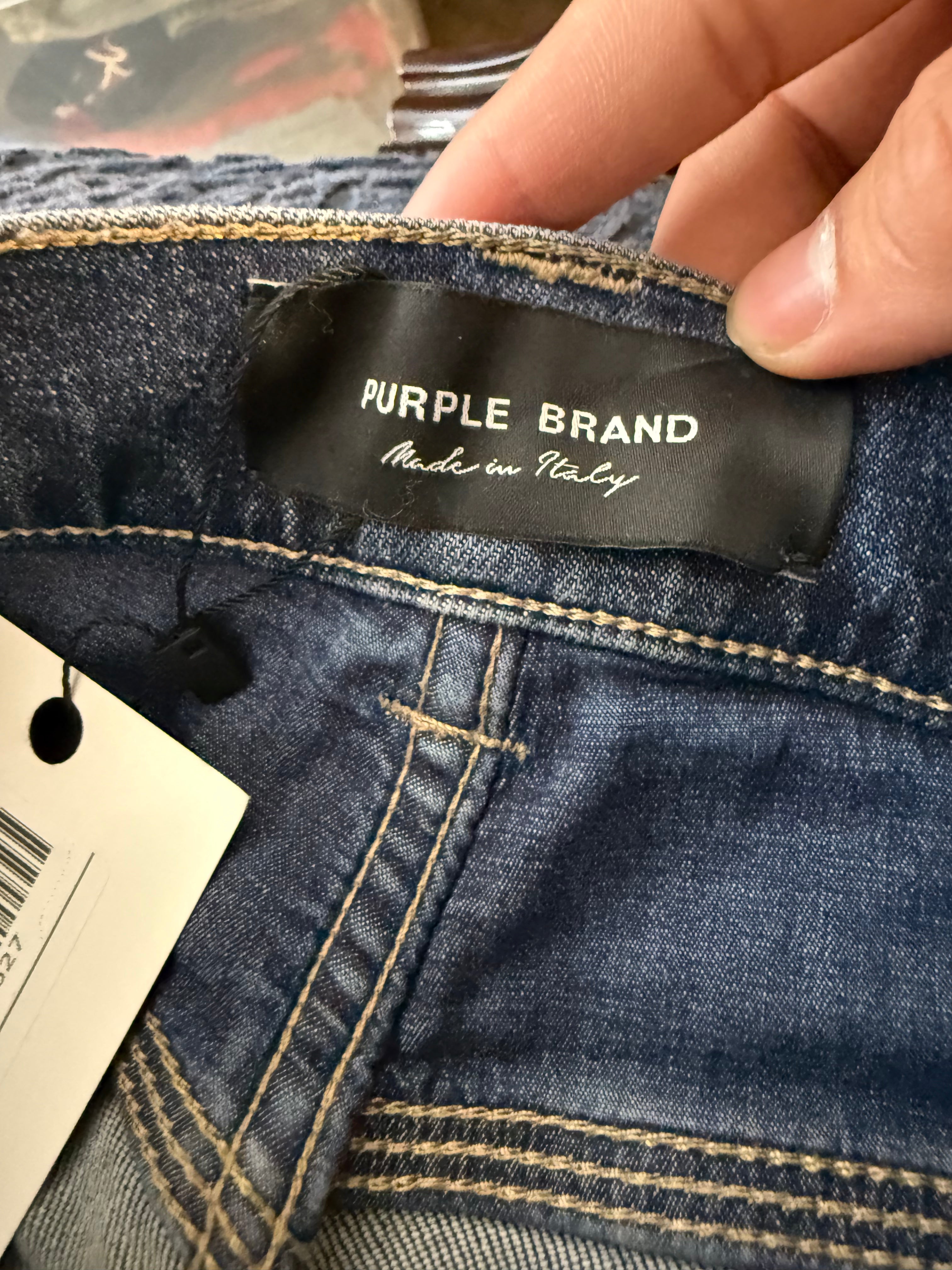 Purple Brand Black Wax Jeans Used 33