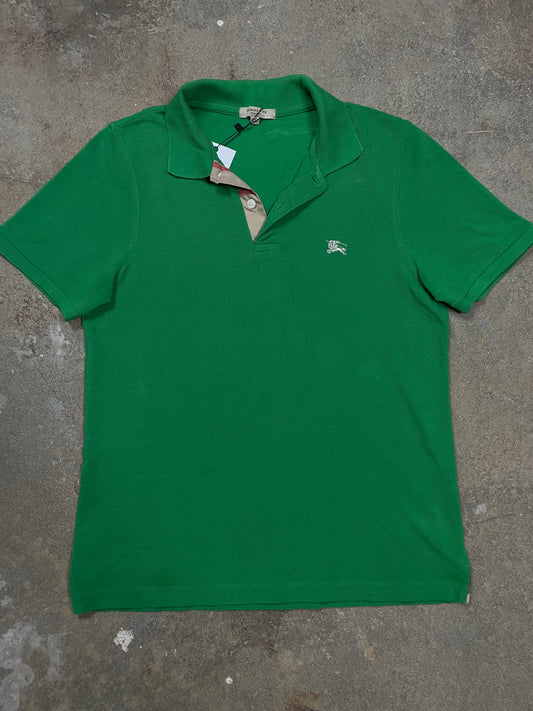 Burberry Green Polo Used Medium