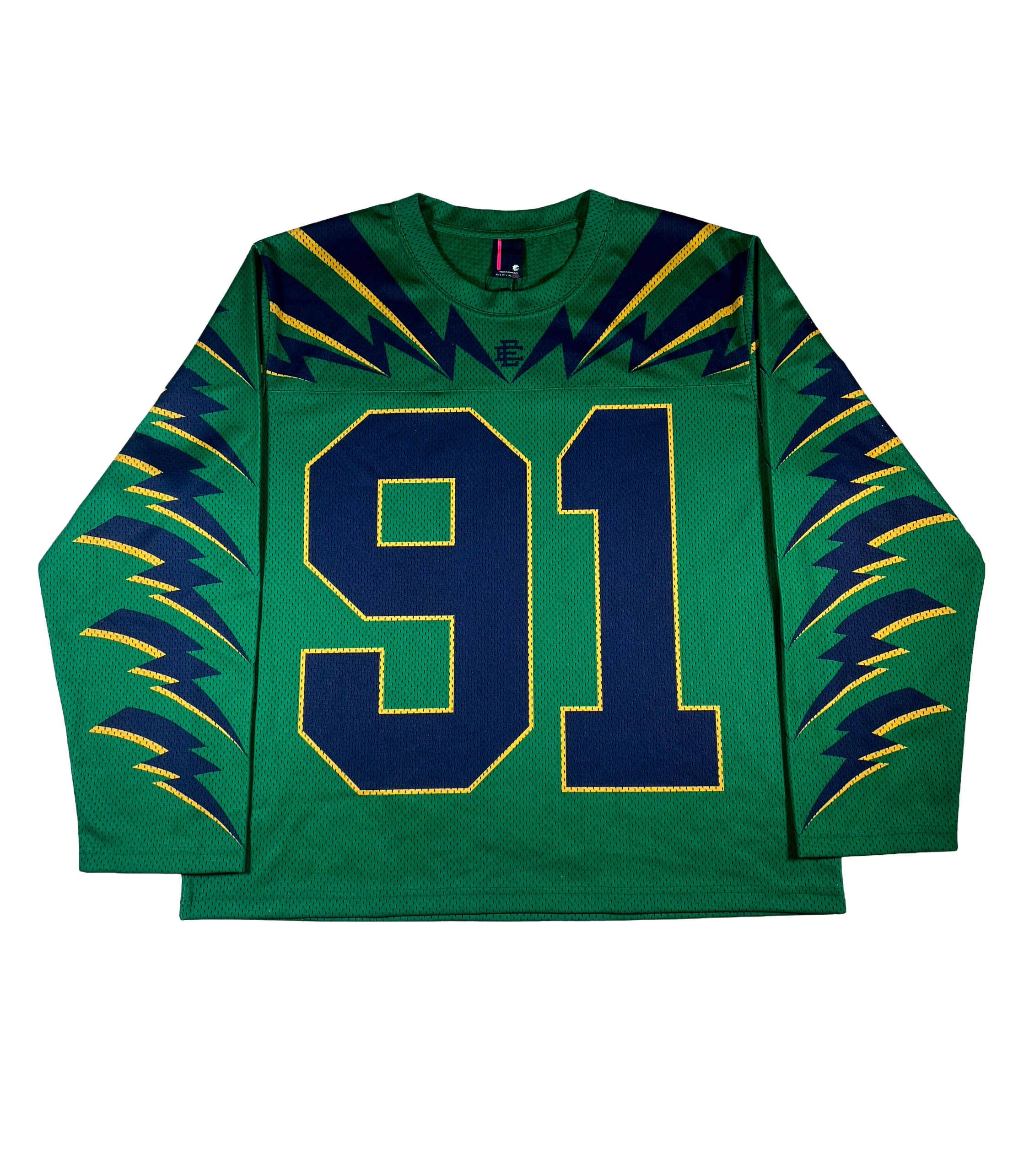 Eric Emanuel Bolt LS Green Jersey