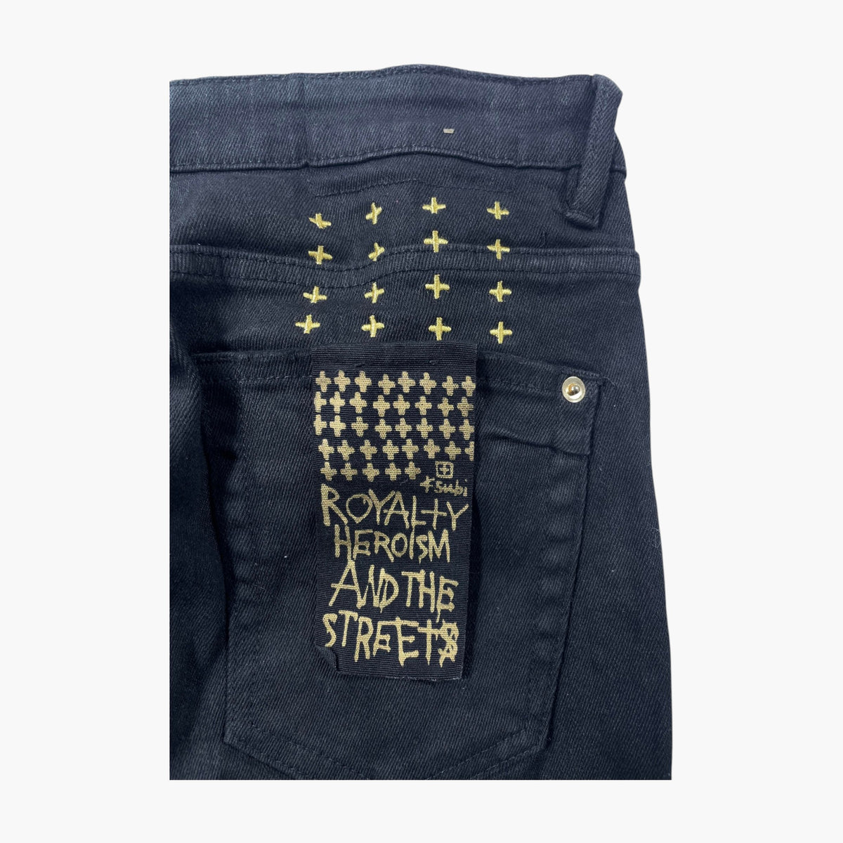 Ksubi Black & Gold Jeans