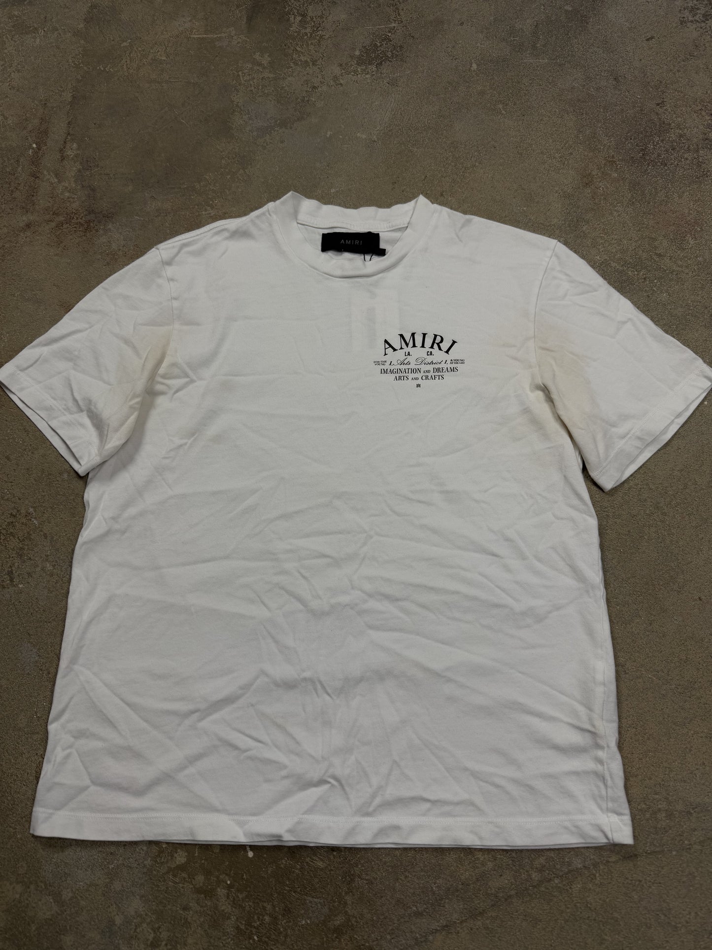 Amiri Art District Tee White Used Small