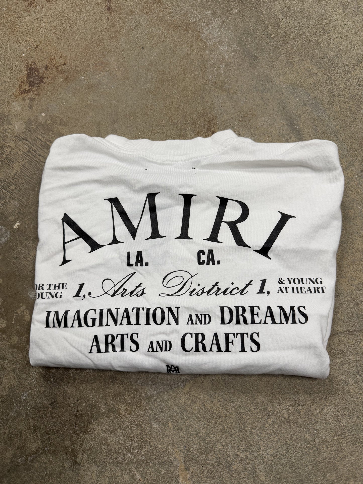 Amiri Art District Tee White Used Small