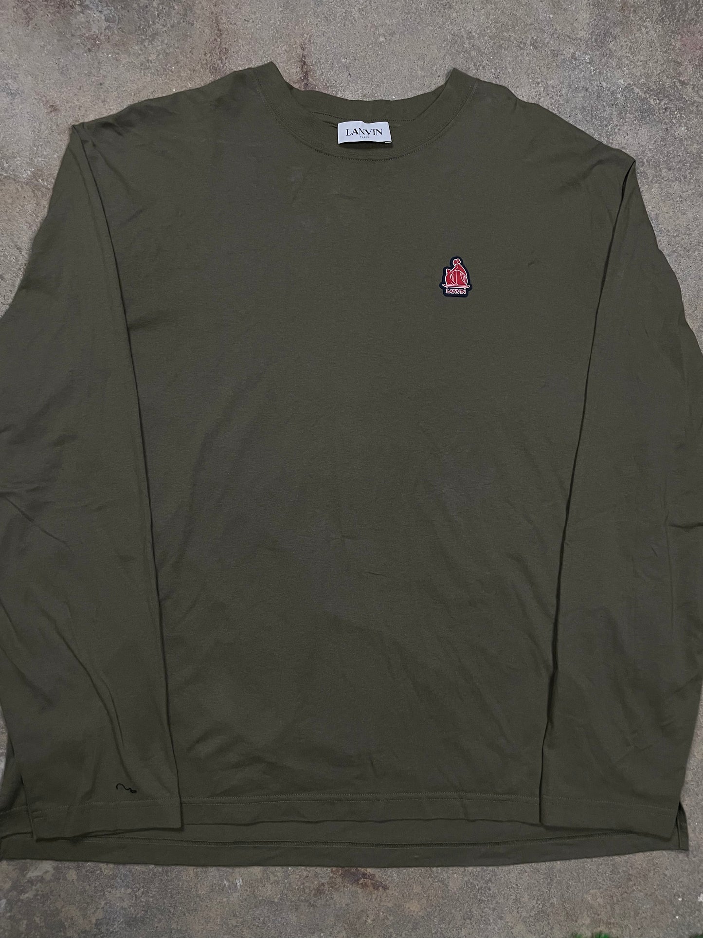 Lanvin Tee Olive Used 2XL