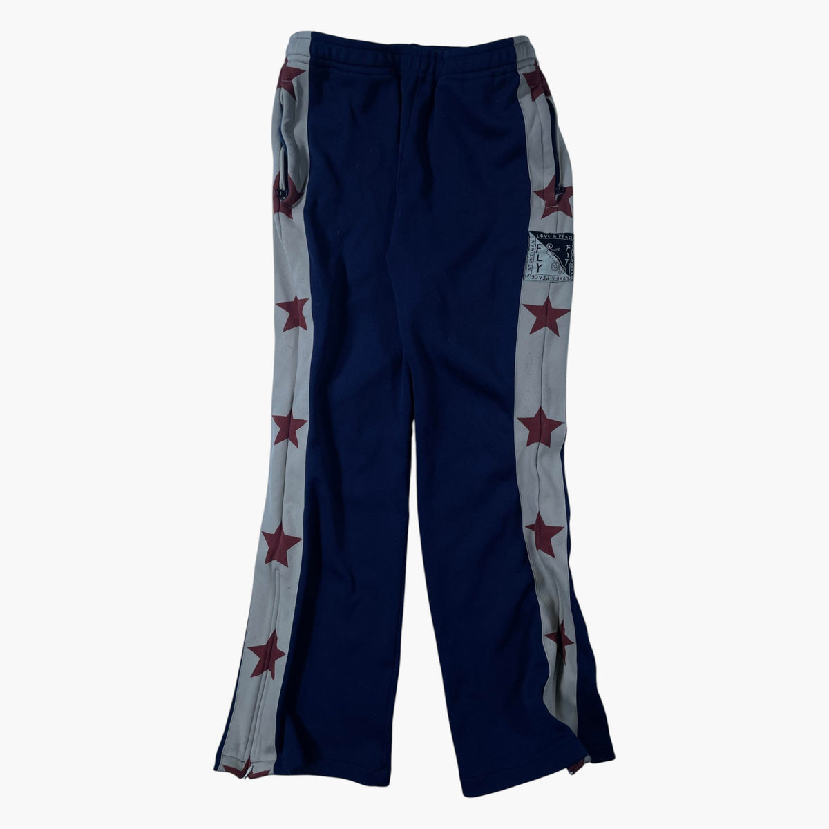 Kapital Navy Striped Track Pants