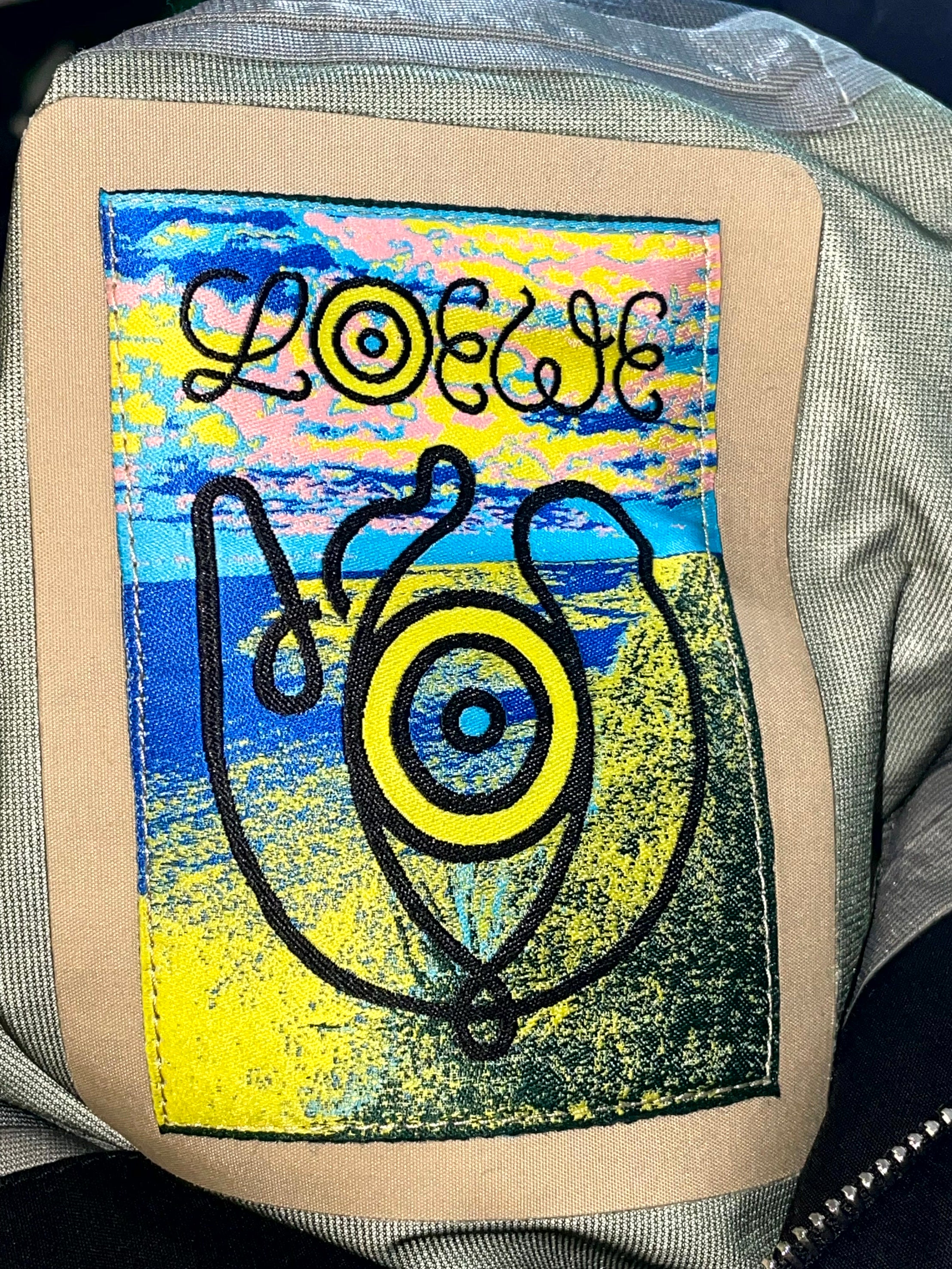 Loewe ELN Windbreaker Tan & Multicolor Jacket