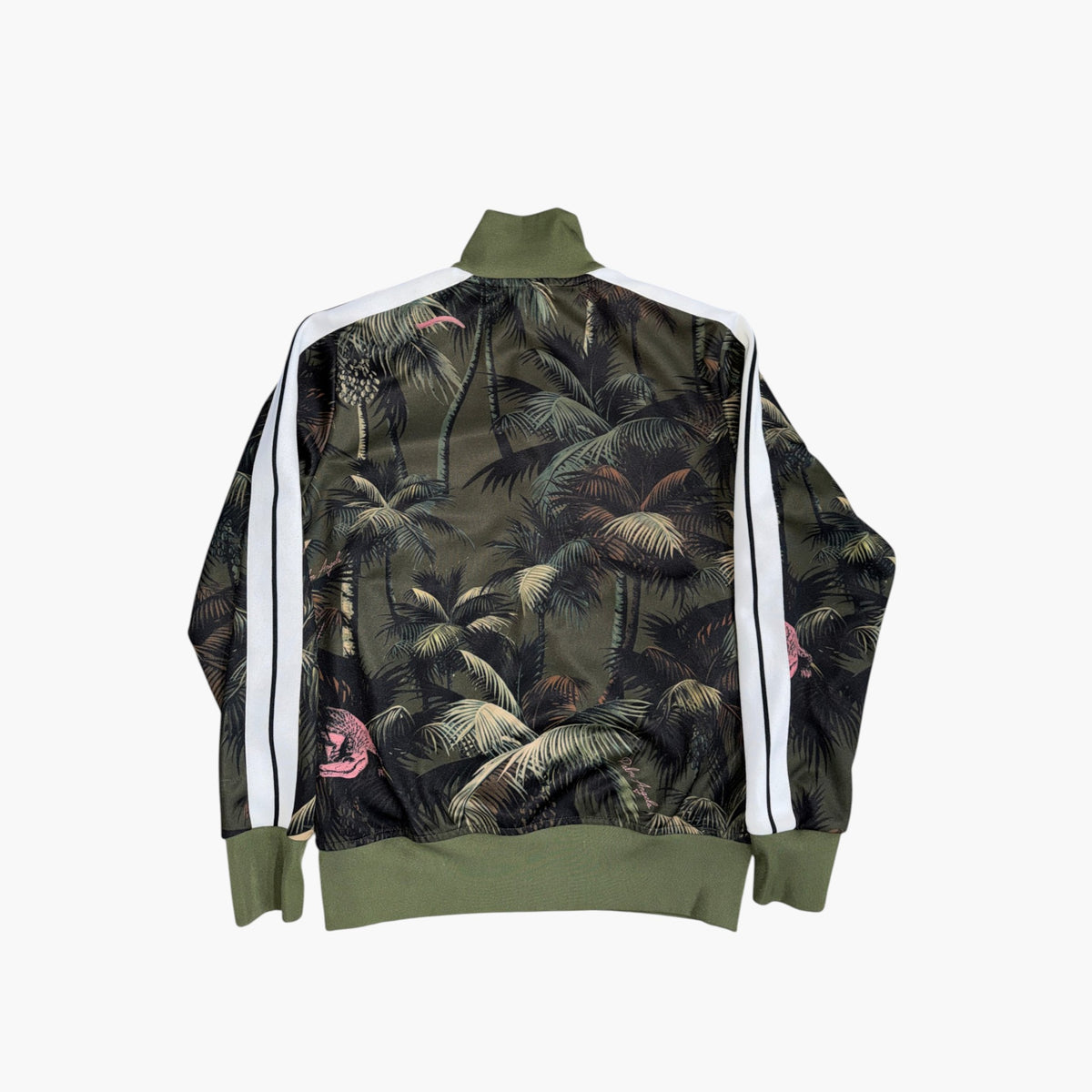 Palm Angels Green & Floral Track Jacket