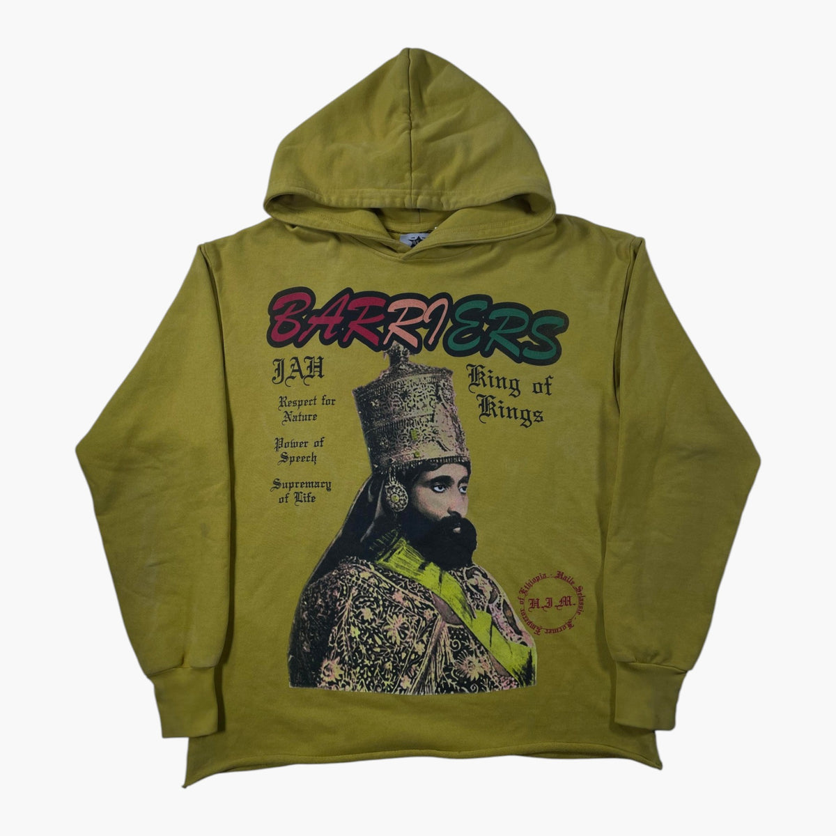 Barriers King of Kings Yellow Hoodie