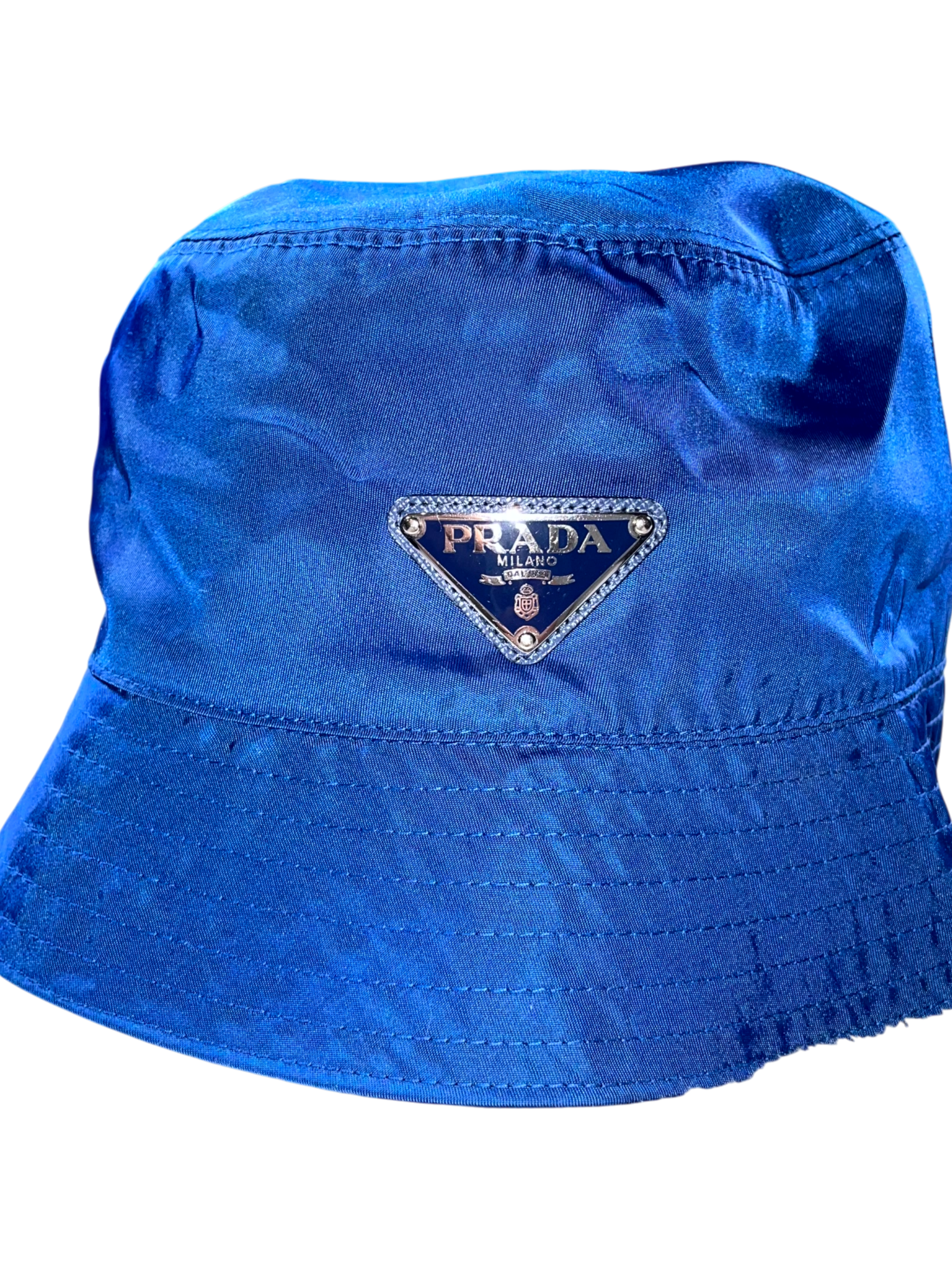 Prada Blue Bucket Hat