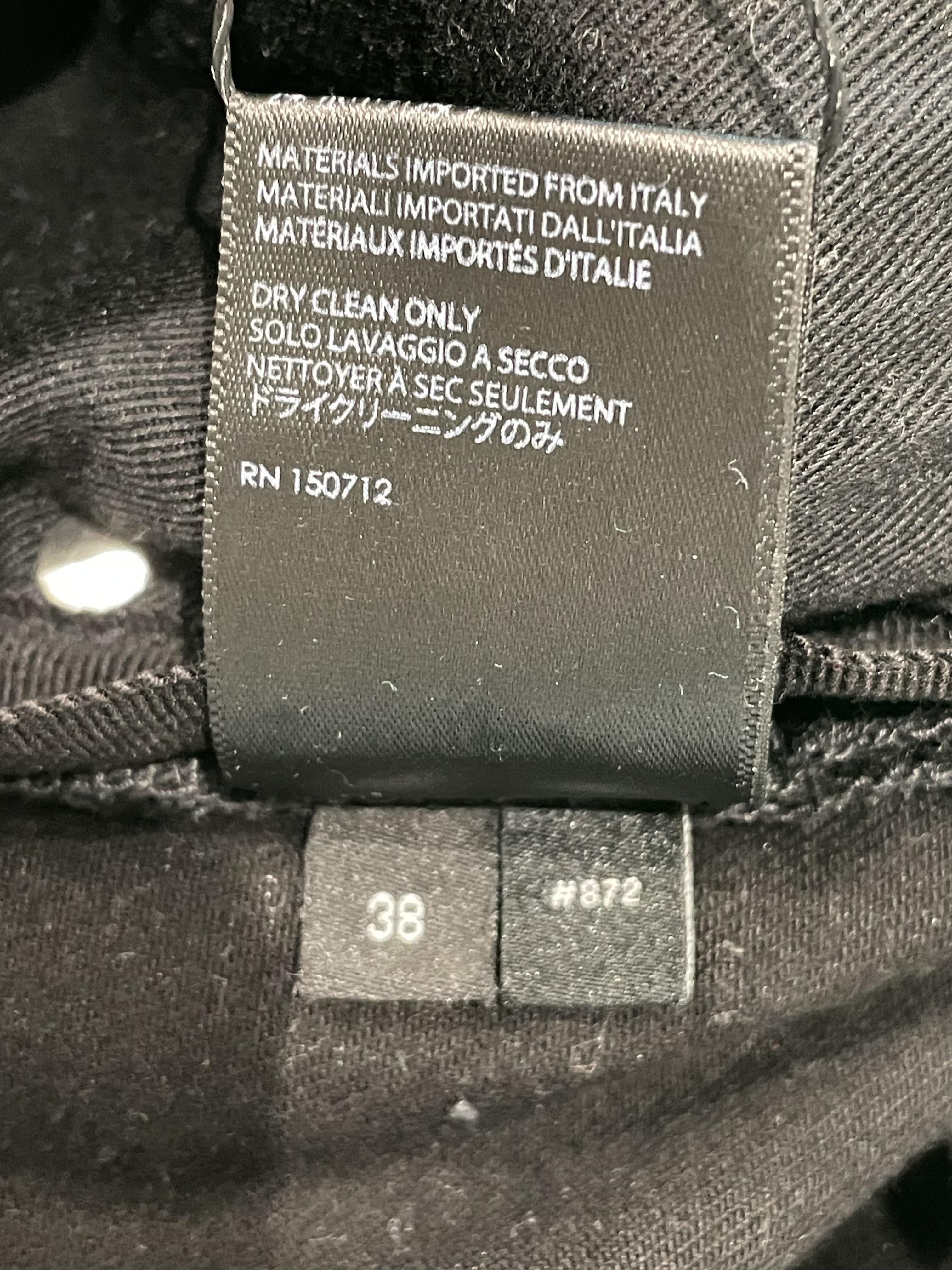 Amiri Thrasher Plain Black Jeans