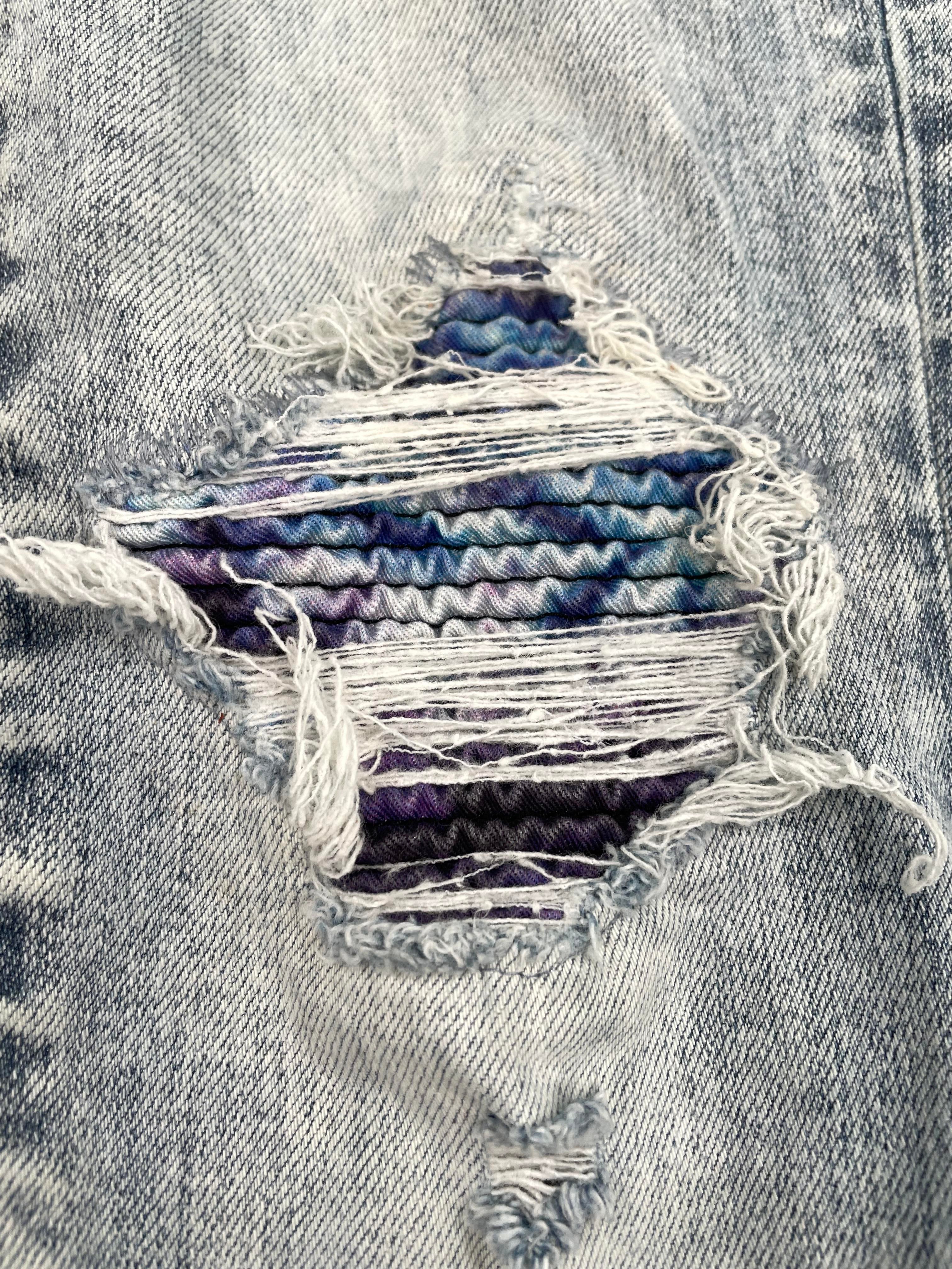 Amiri MX1 Light Wash Aqua