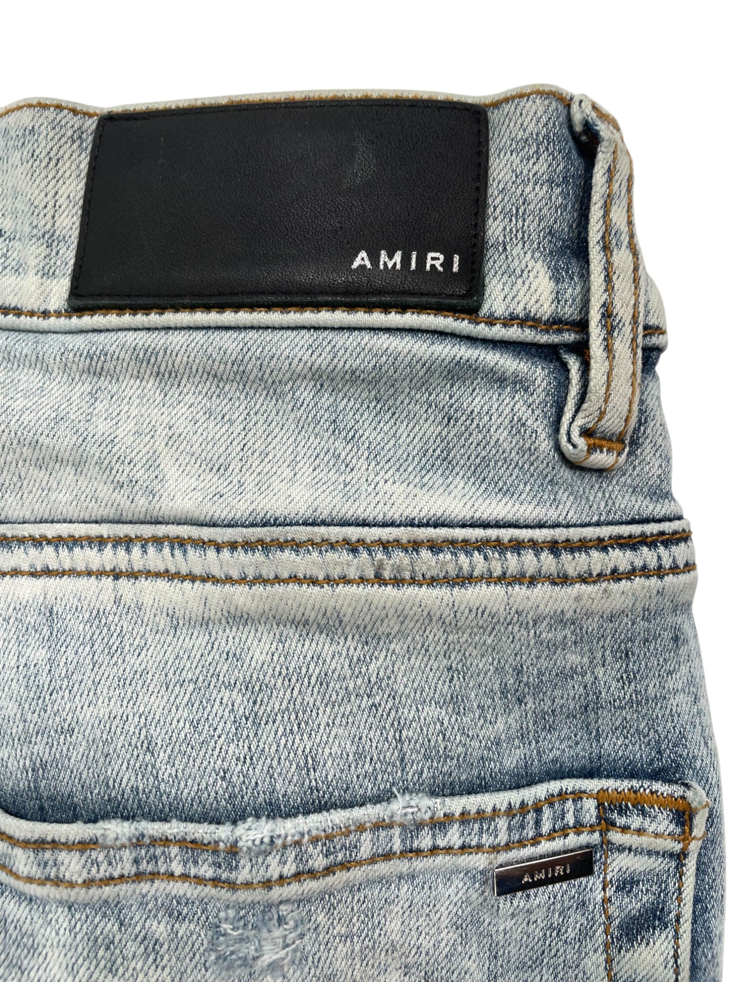 Amiri MX1 Light Wash Aqua