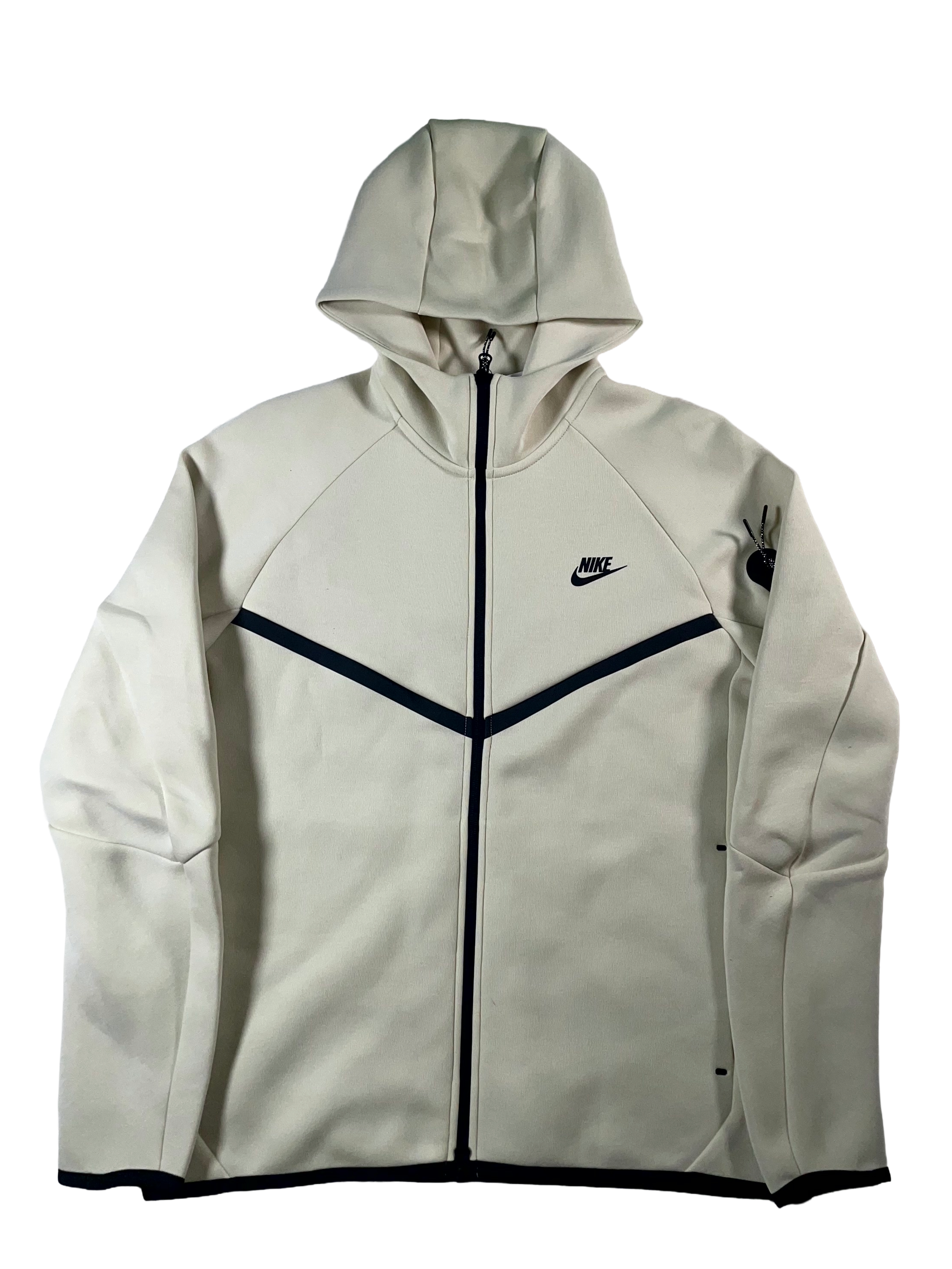Nike Tech Zip Up Cream Hoodie