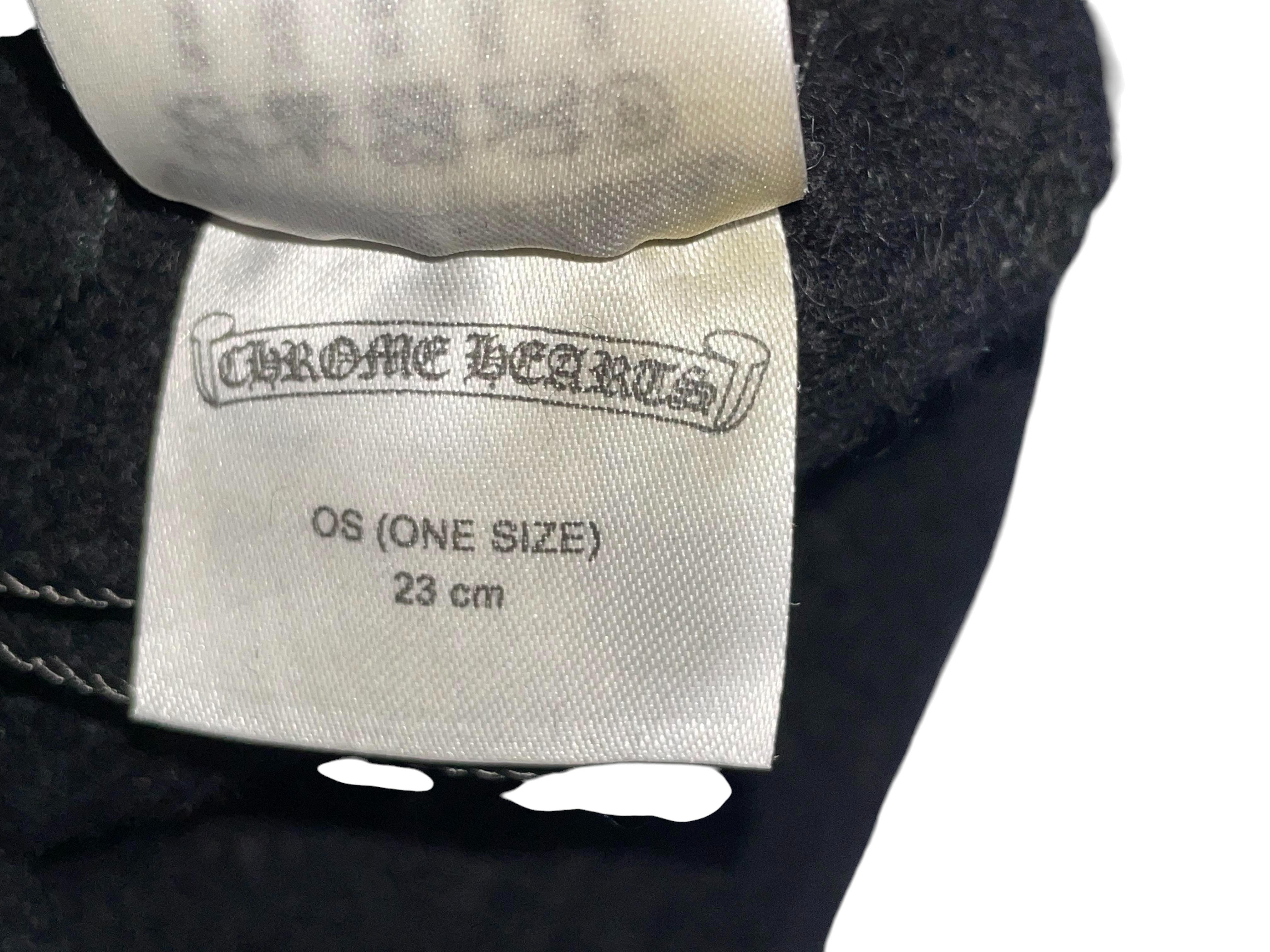 Chrome Hearts Horseshoe Black Beanie