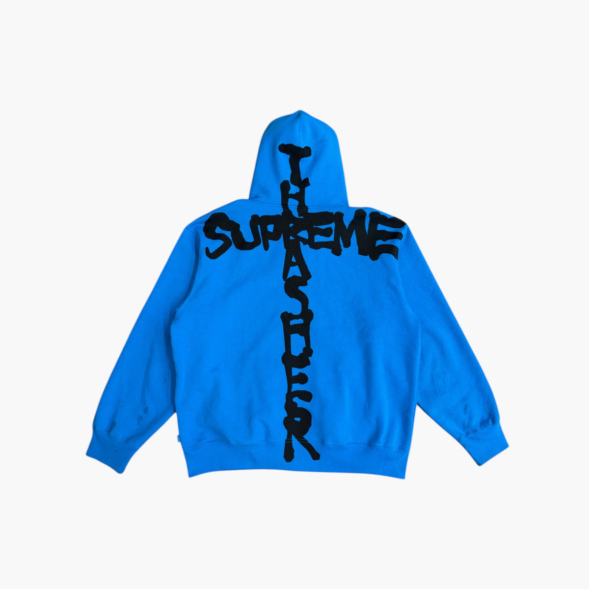 Supreme x Thrasher Black Logo Blue Sweatsuit
