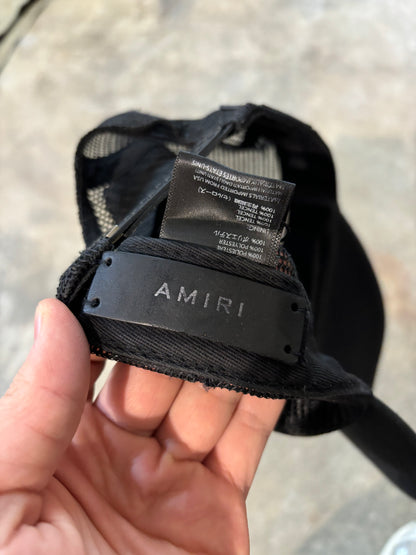 Amiri Cap Black Beverly Rainbow Used OS