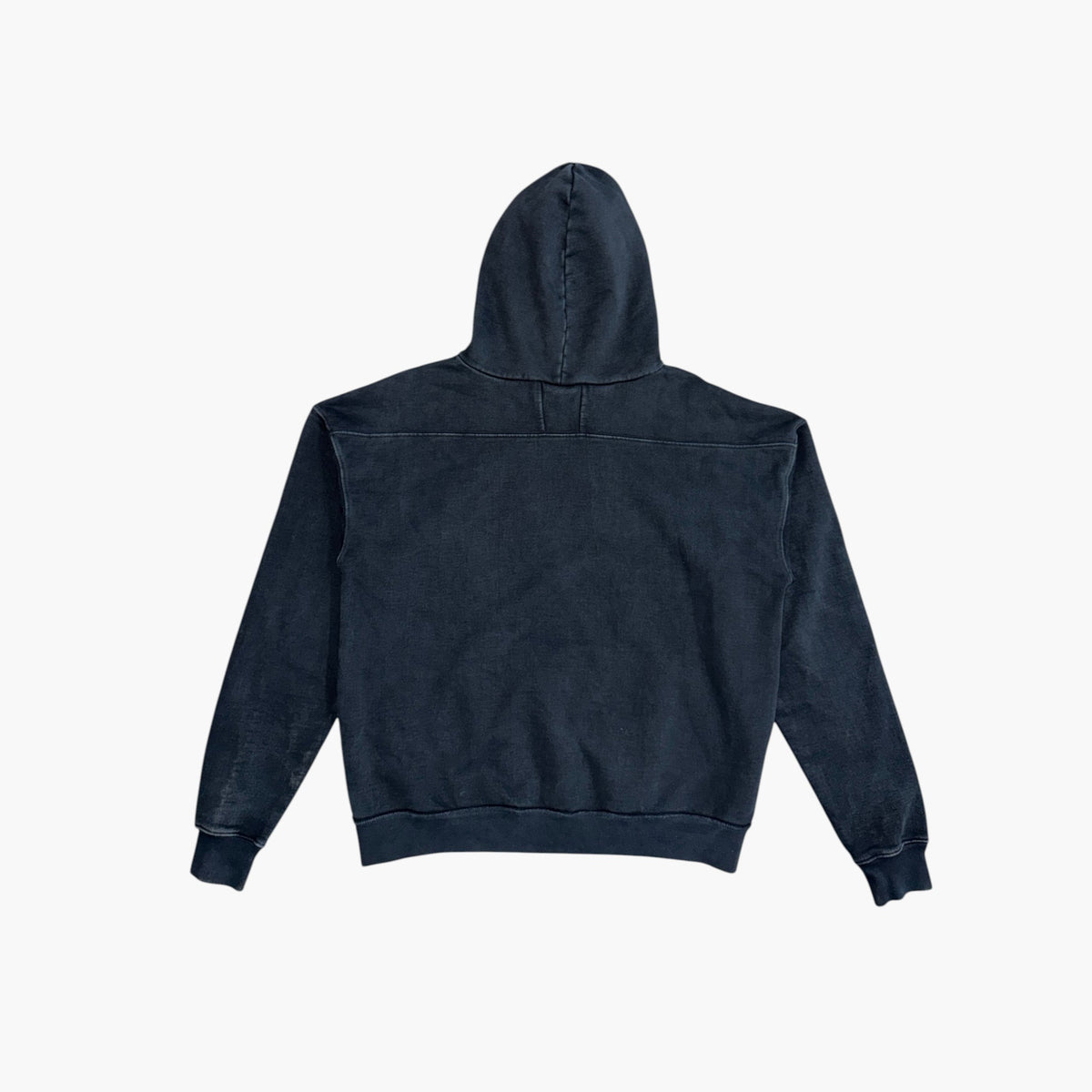 Rhude Script Logo Black Wash Hoodie