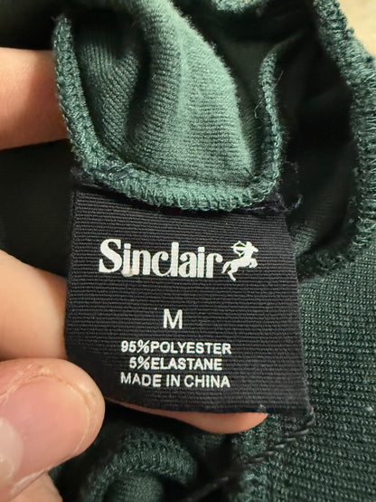 Sinclair Satin Zip Up Green Used Medium