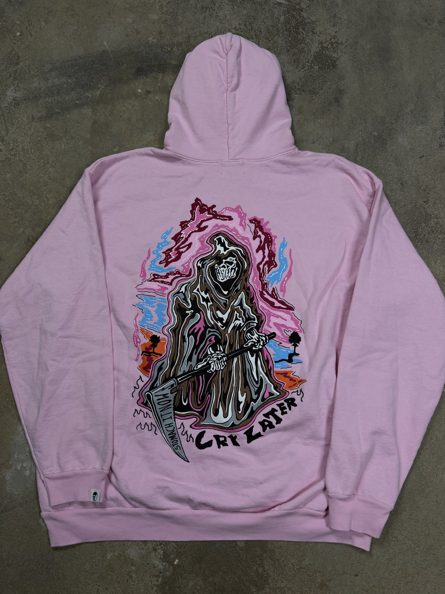 Warren Lotas Pink Hoodie XXL