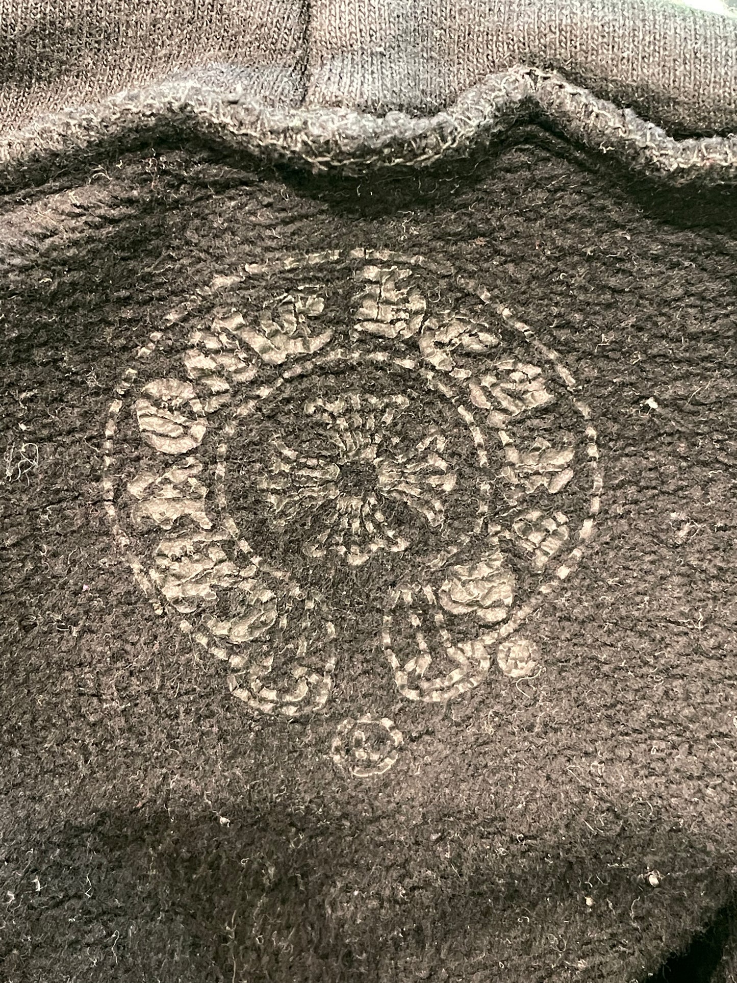 Chrome Hearts Horseshoe Logo Black Pullover Hoodie