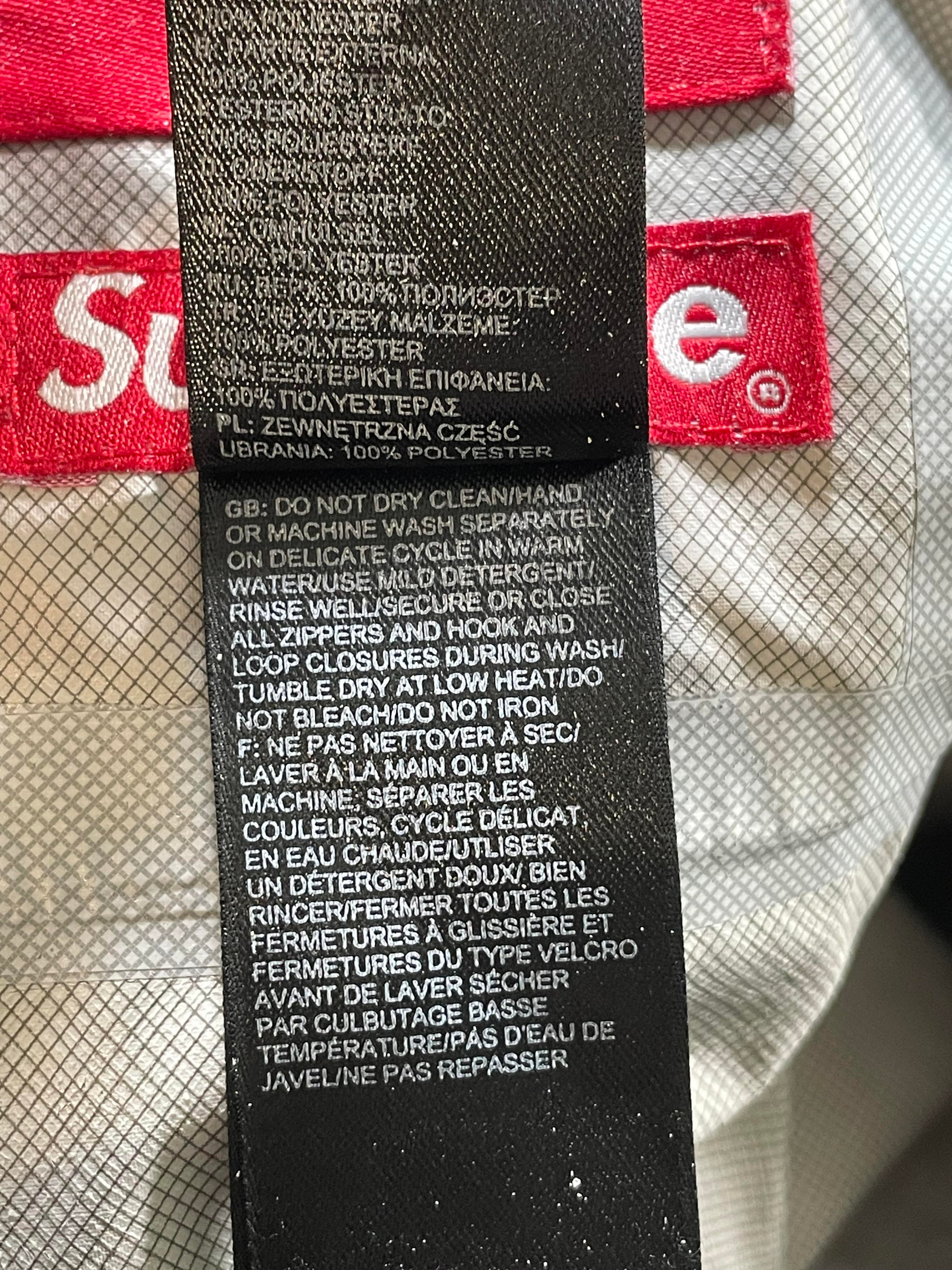 Supreme 'TNF Maps' Black Windbreaker