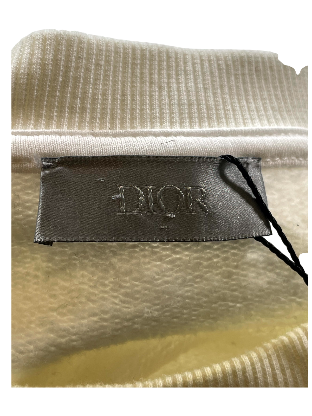 Dior Clothespin Crewneck White Sweatshirt