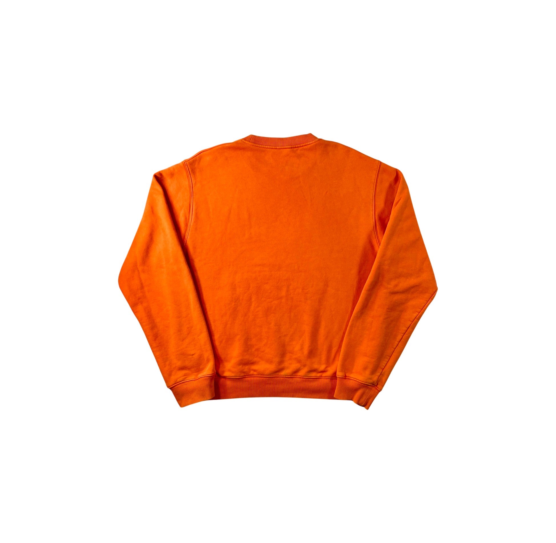 Dior CD Logo Crewneck Orange Sweatshirt