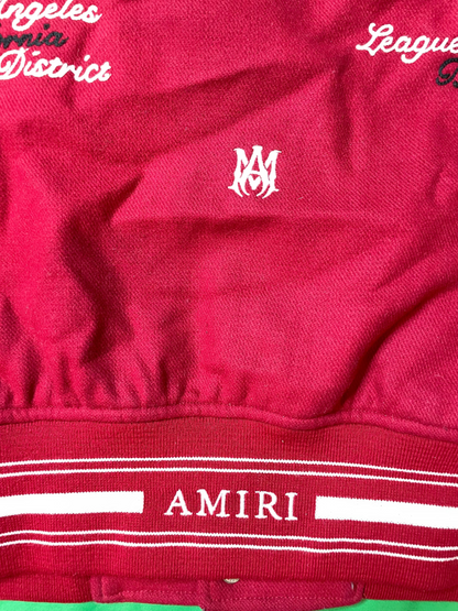 Amiri Wool Red Tiger Varsity Jacket