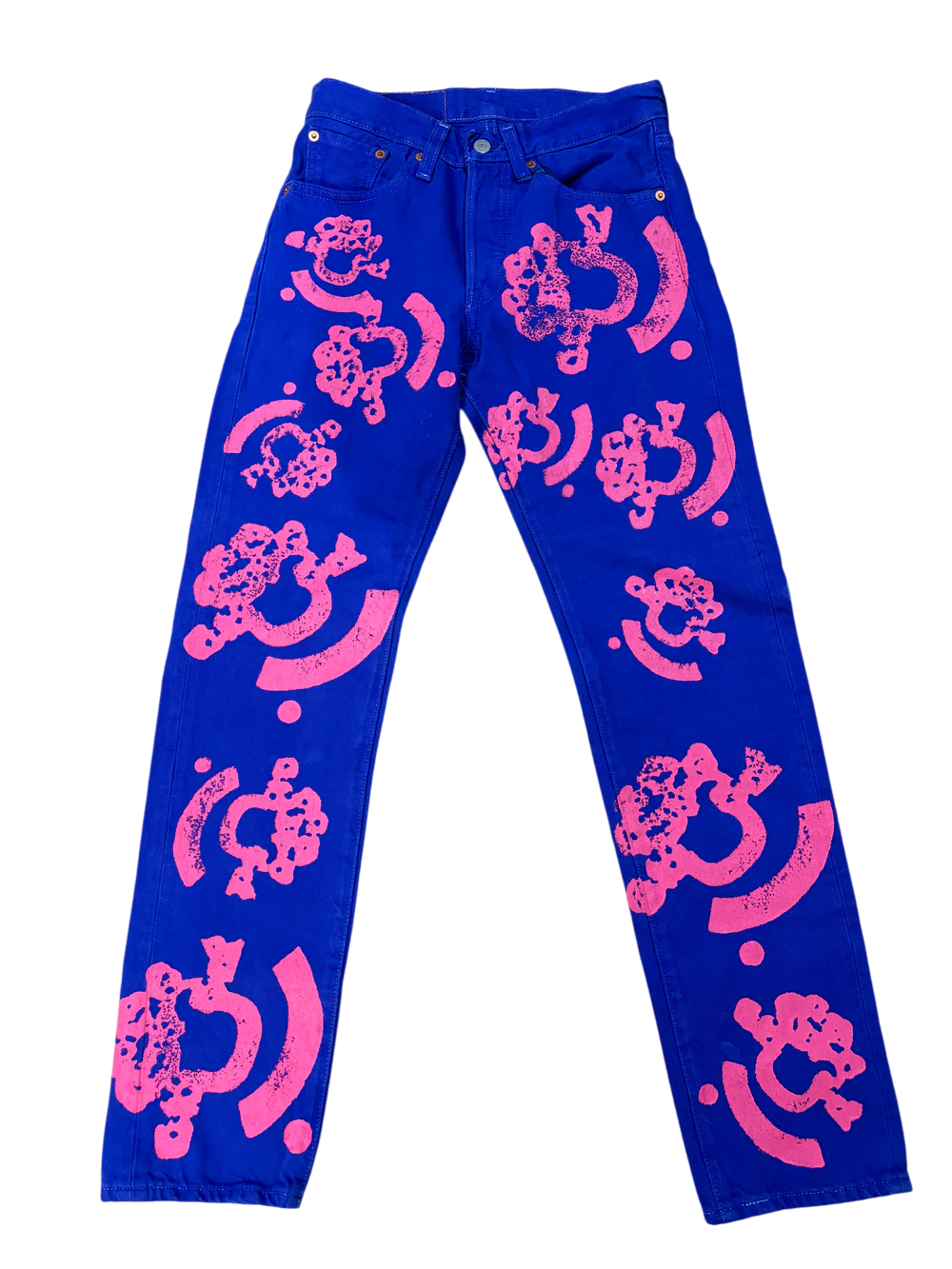 Denim Tears BSTROY Navy & Pink Jeans