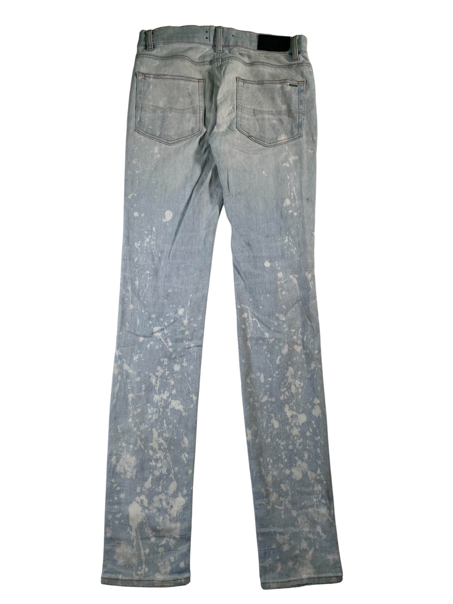 Amiri Light Wash Bleached Thrasher Jeans