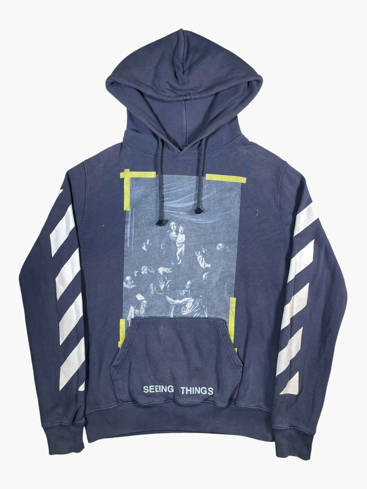 Off-White Caravaggio Blue Hoodie