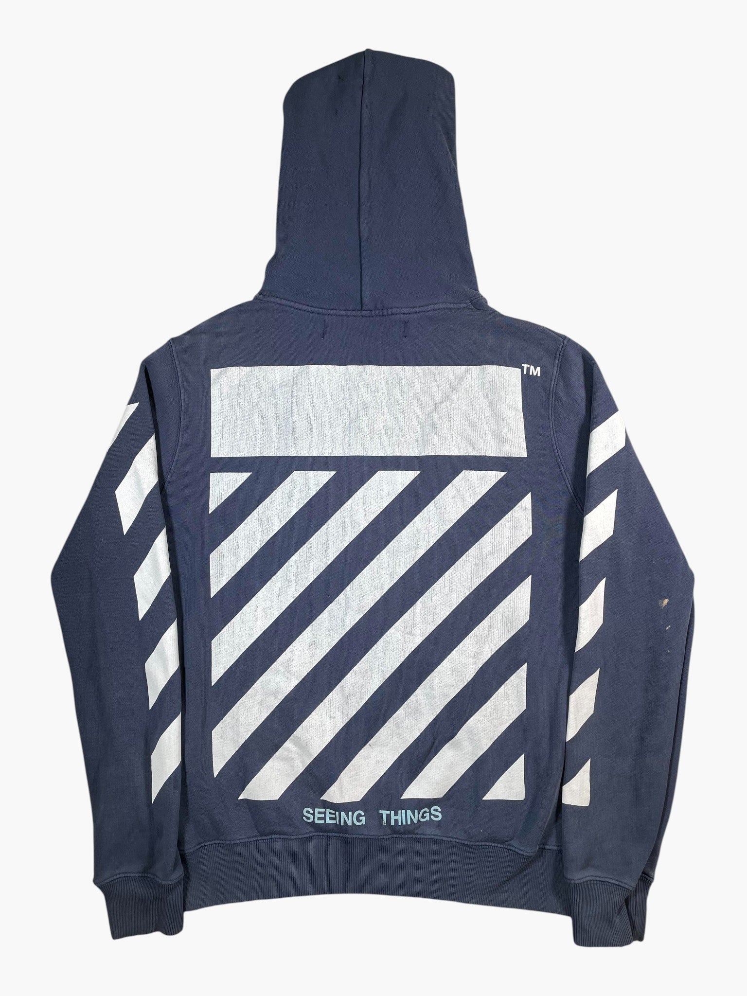 Off-White Caravaggio Blue Hoodie